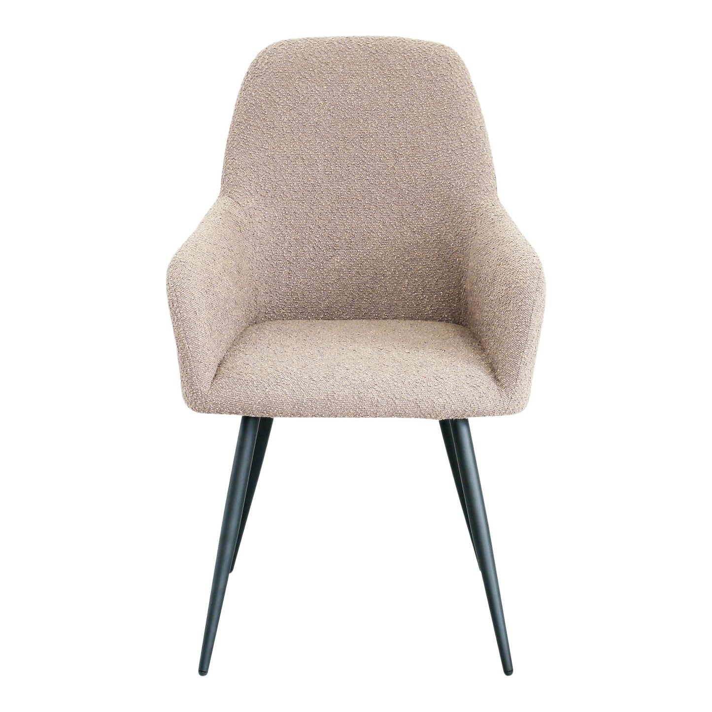 Harbo Spisebordsstol - Spisebordsstol, Bouclé, Beige, Sorte Ben, Hn1233 ⎮ Sæt af 2 stk. ⎮ 5713917025299 ⎮ 1001164