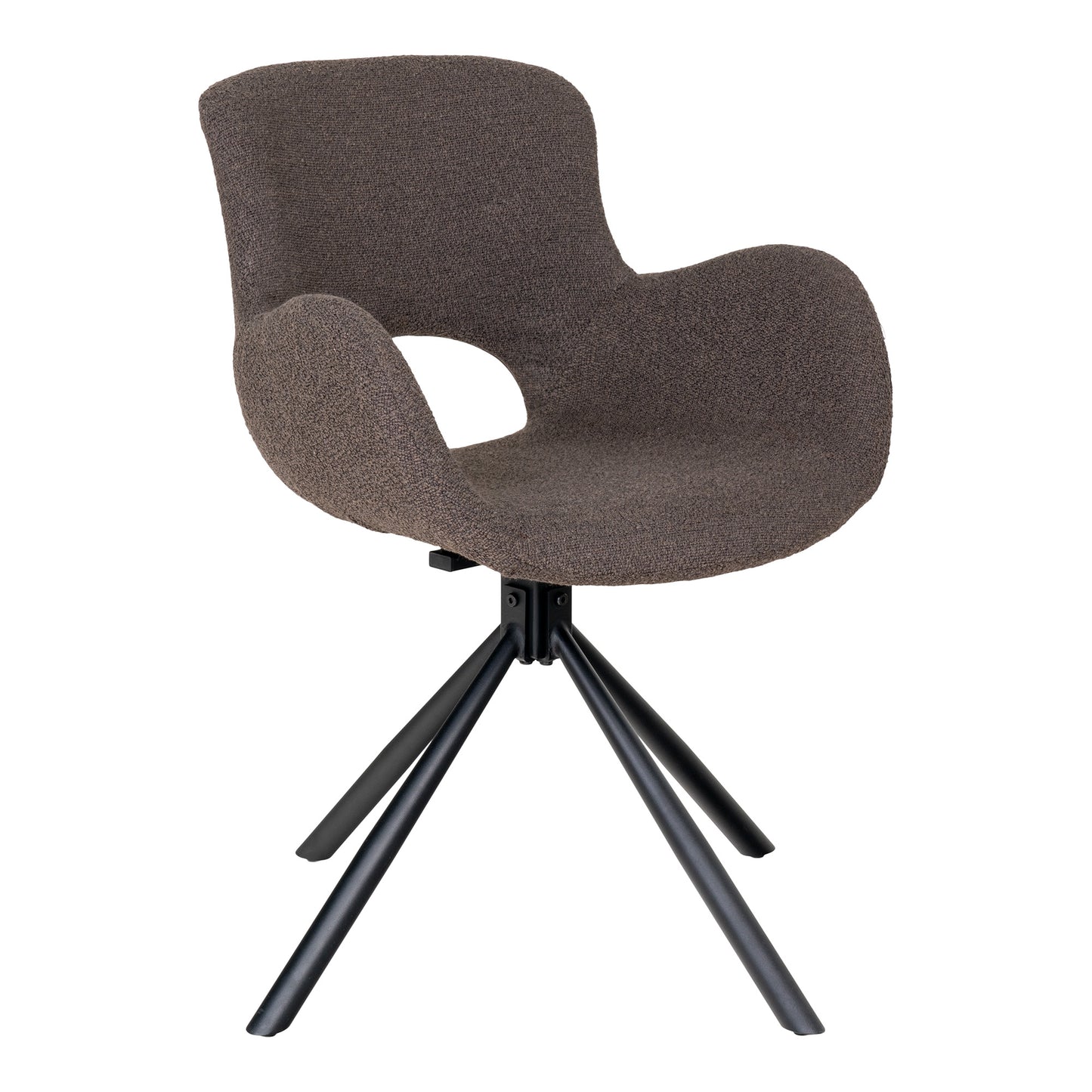 Amorim Spisebordsstol - Spisebordsstol, Drejefod, Bouclé, Mushroom, Hn1274 ⎮ Sæt af 2 stk. ⎮ 5713917026760 ⎮ 1001187