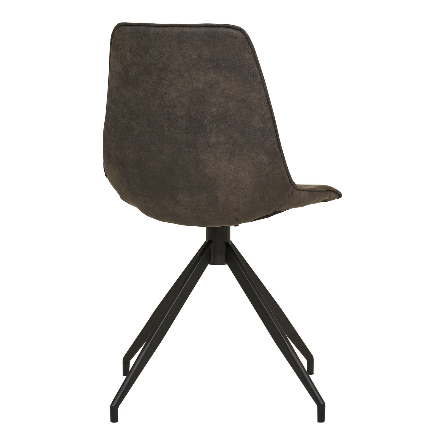 Monaco Spisebordsstol - Spisebordsstol Med Drejefod, Microfiber, Grå, Sorte Ben, Hn1229 ⎮ Sæt af 2 stk. ⎮ 5713917017447 ⎮ 1001283