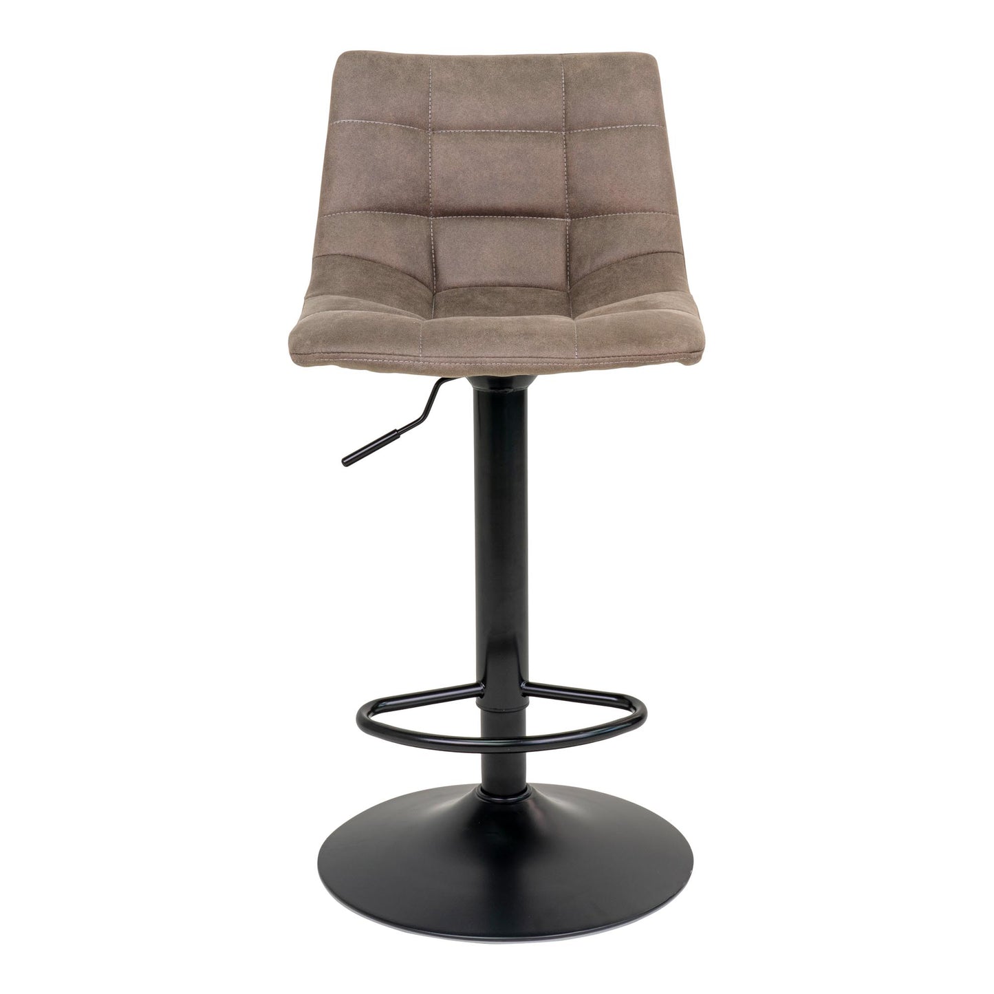 Middelfart Barstol - Barstol, Microfiber, Lysebrun, Sorte Ben, Hn1281 ⎮ Sæt af 2 stk. ⎮ 5713917009374 ⎮ 1001300