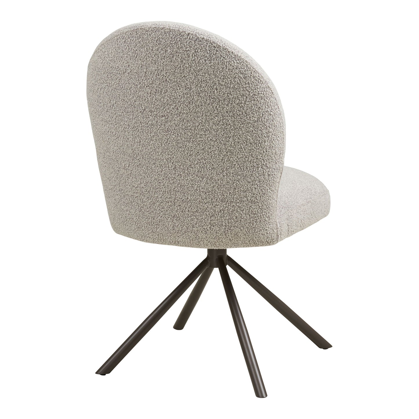 Lana Spisebordsstol - Spisebordsstol Med Drejefod, Bouclé, Sand, Grå Ben Hn1267 ⎮ 5713917035809 ⎮ 1001415