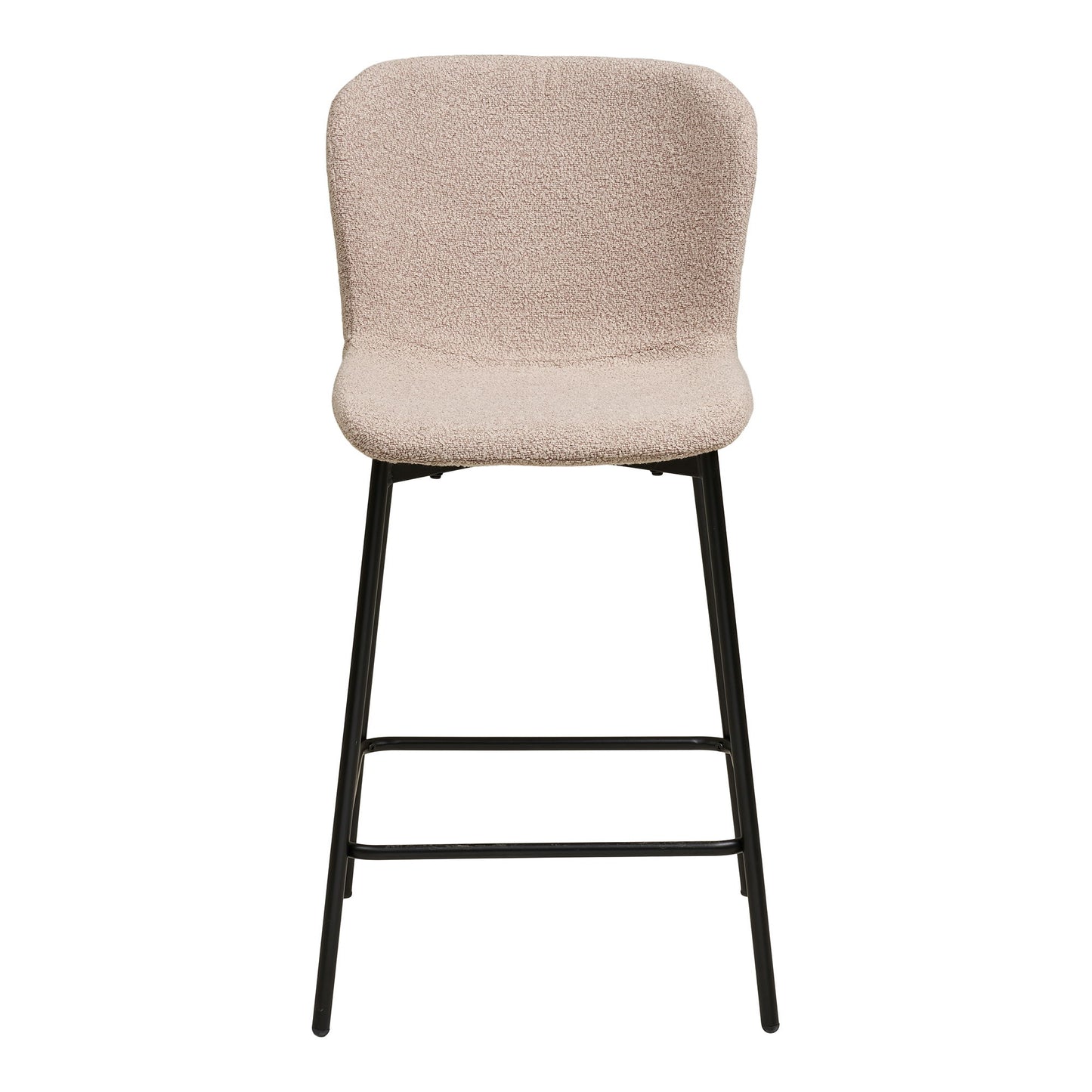 Maceda Counterstol - Counterstol, Bouclé, Beige, Sorte Ben Hn1239 ⎮ Sæt af 2 stk. ⎮ 5713917036738 ⎮ 1050001