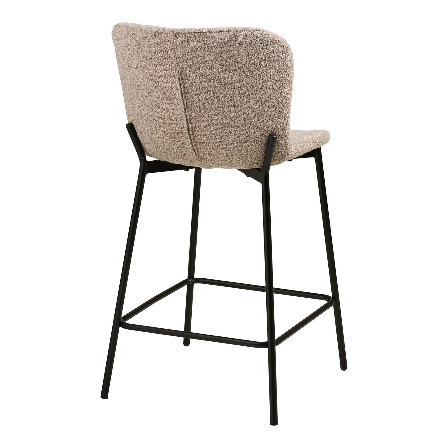 Maceda Counterstol - Counterstol, Bouclé, Beige, Sorte Ben Hn1239 ⎮ Sæt af 2 stk. ⎮ 5713917036738 ⎮ 1050001