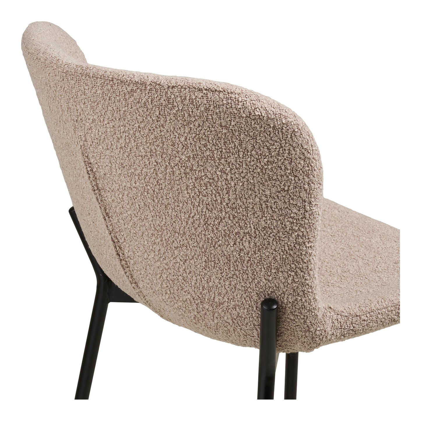 Maceda Counterstol - Counterstol, Bouclé, Beige, Sorte Ben Hn1239 ⎮ Sæt af 2 stk. ⎮ 5713917036738 ⎮ 1050001