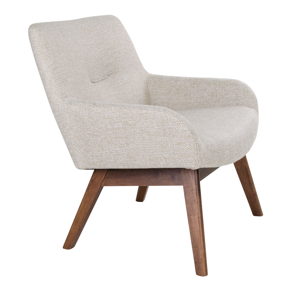London Loungestol - Loungestol, Sand, Valnød Ben Hn1278 ⎮ 5713917008704 ⎮ 1101062