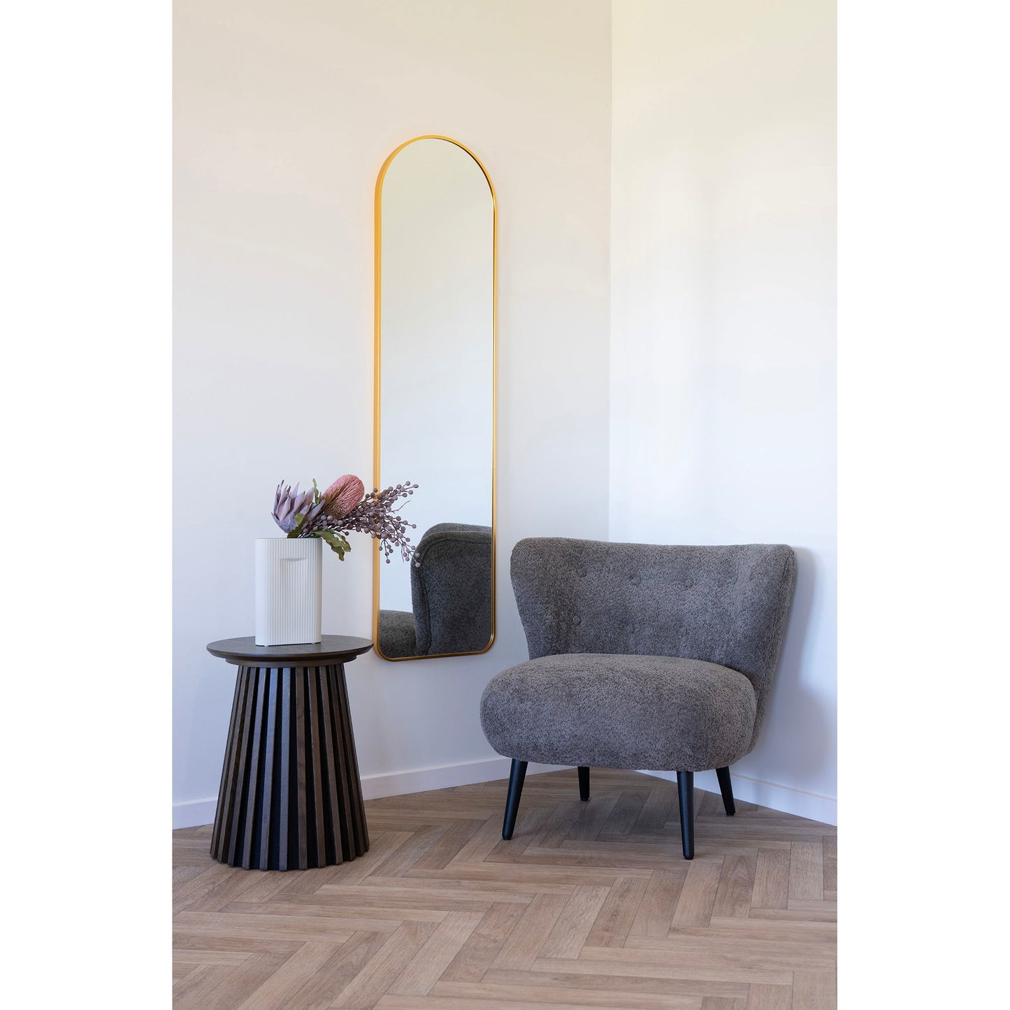 Covelo Loungestol - Loungestol, Bouclé, Brun/Sort, Hn1237 ⎮ 5713917031887 ⎮ 1101165
