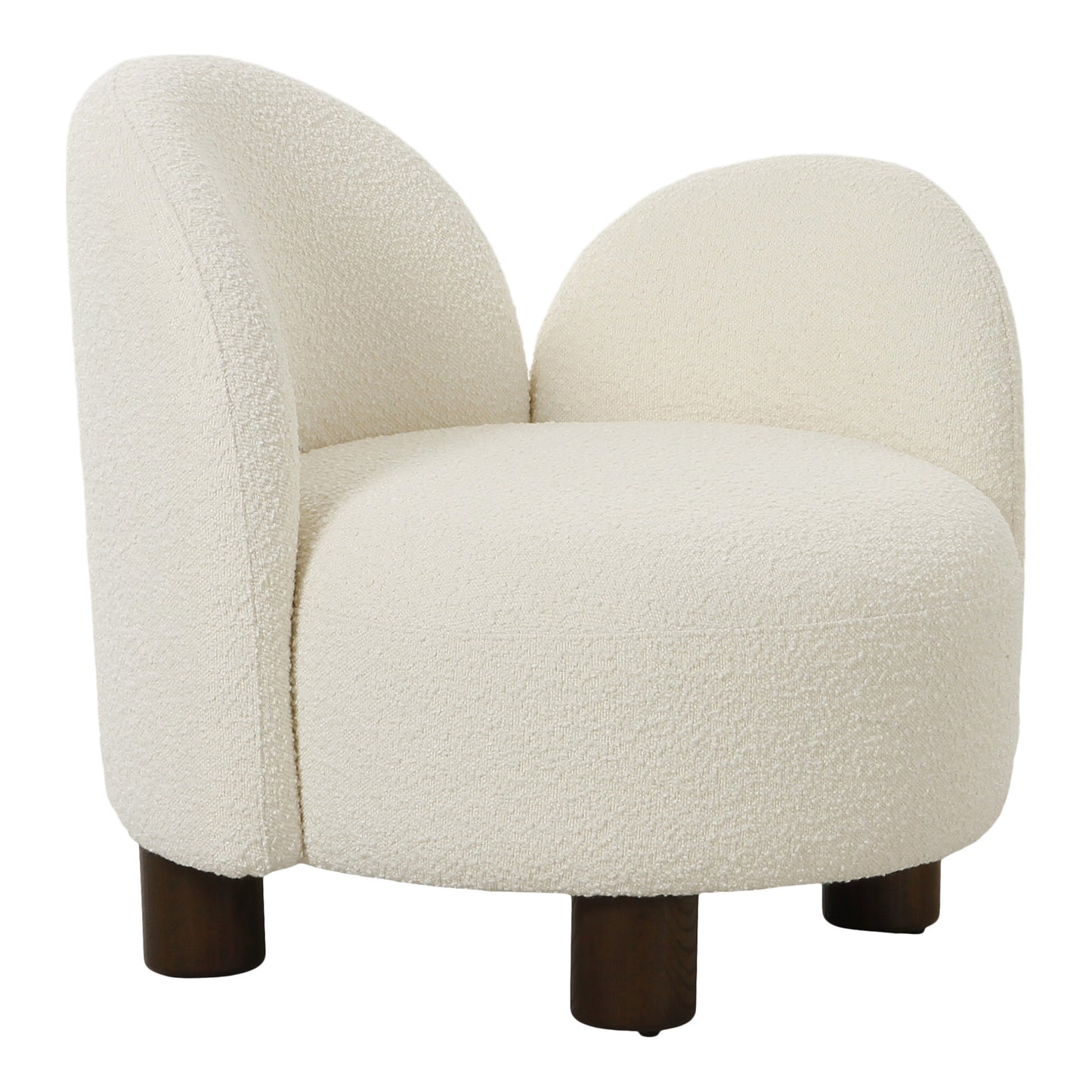 Honolulu Loungestol - Loungestol, Bouclé, Venstrevendt, Rund, Hvid, Hn1255 ⎮ 5713917025725 ⎮ 1101189