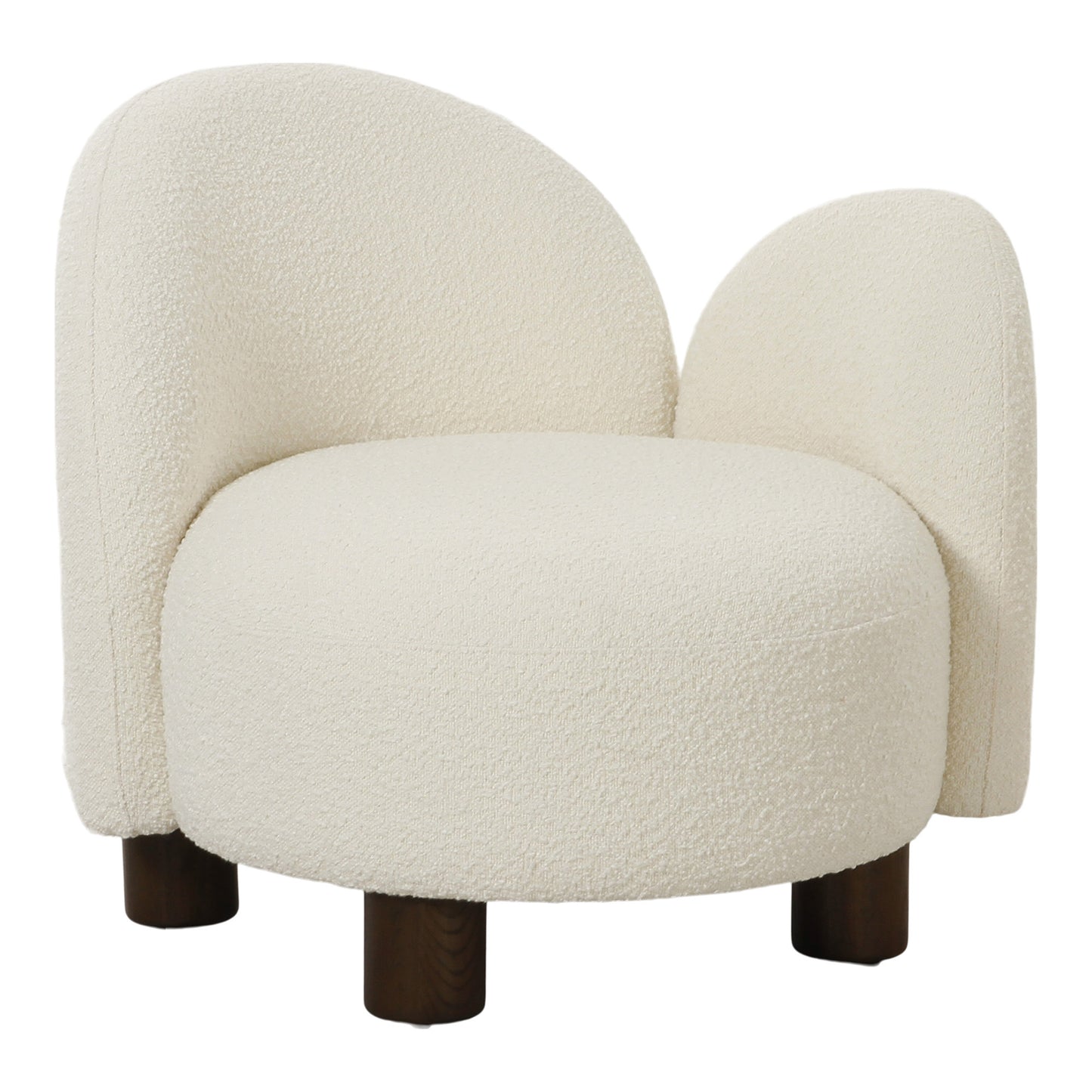 Honolulu Loungestol - Loungestol, Bouclé, Venstrevendt, Rund, Hvid, Hn1255 ⎮ 5713917025725 ⎮ 1101189