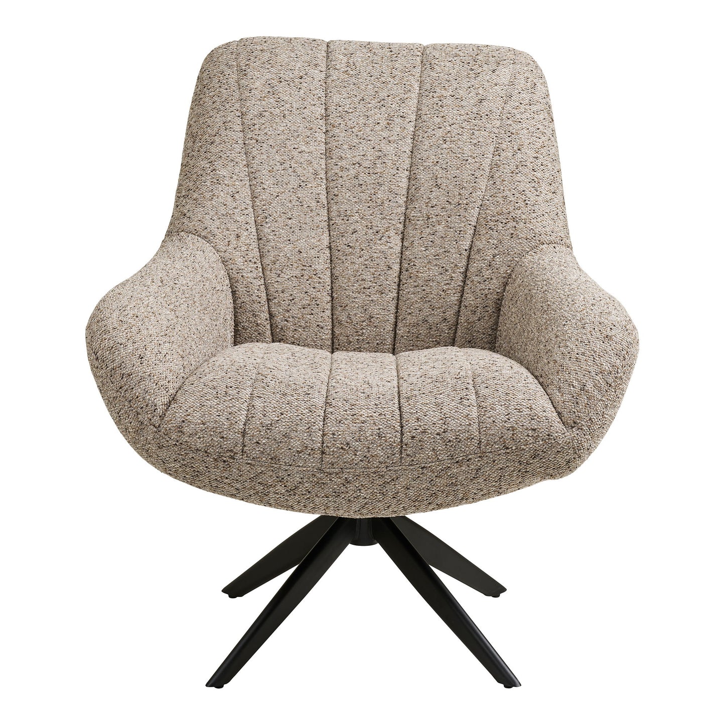 Grandola Loungestol - Loungestol Med Drejefod, Grå, Sorte Ben Hn1086 ⎮ 5713917036875 ⎮ 1101265