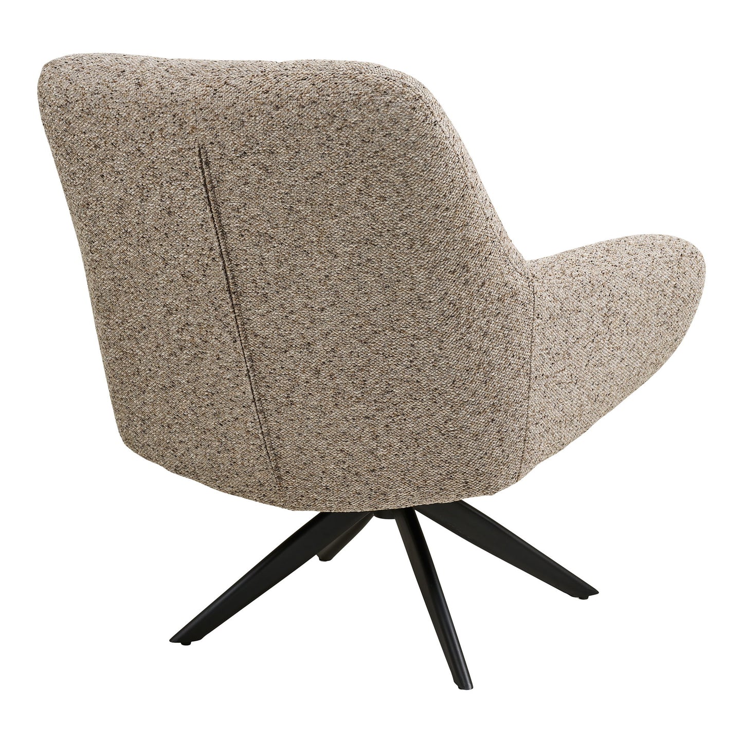 Grandola Loungestol - Loungestol Med Drejefod, Grå, Sorte Ben Hn1086 ⎮ 5713917036875 ⎮ 1101265