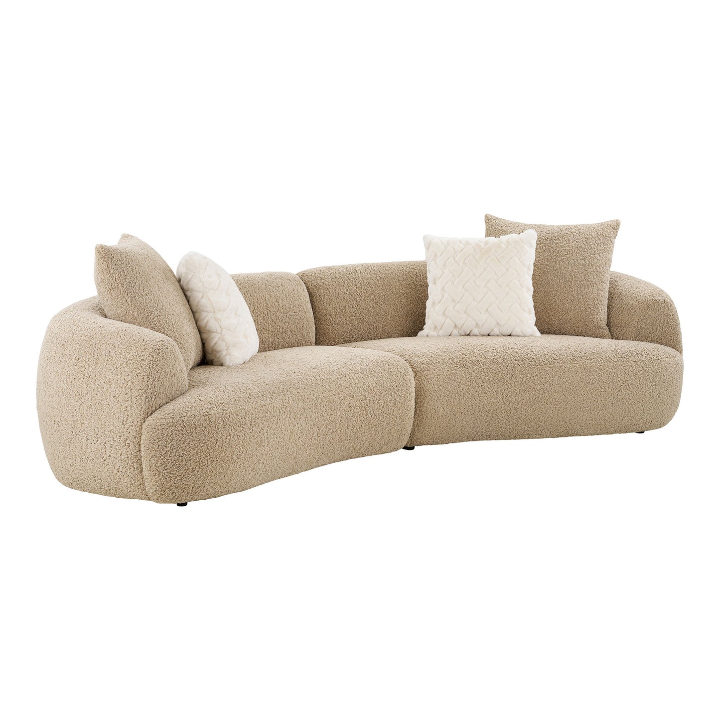 Dali Sofa - Sofa Med 4 Puder, Lysebrun Hn1265 ⎮ 5713917036547 ⎮ 1250005