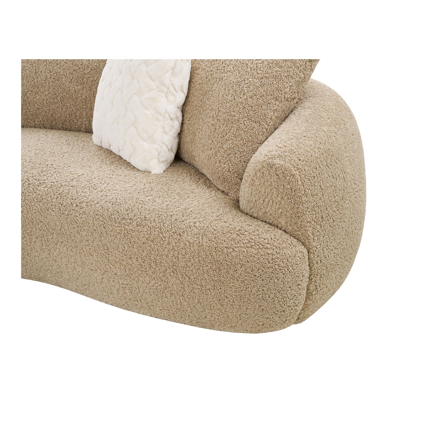 Dali Sofa - Sofa Med 4 Puder, Lysebrun Hn1265 ⎮ 5713917036547 ⎮ 1250005