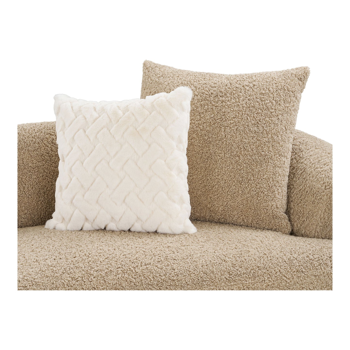 Dali Sofa - Sofa Med 4 Puder, Lysebrun Hn1265 ⎮ 5713917036547 ⎮ 1250005