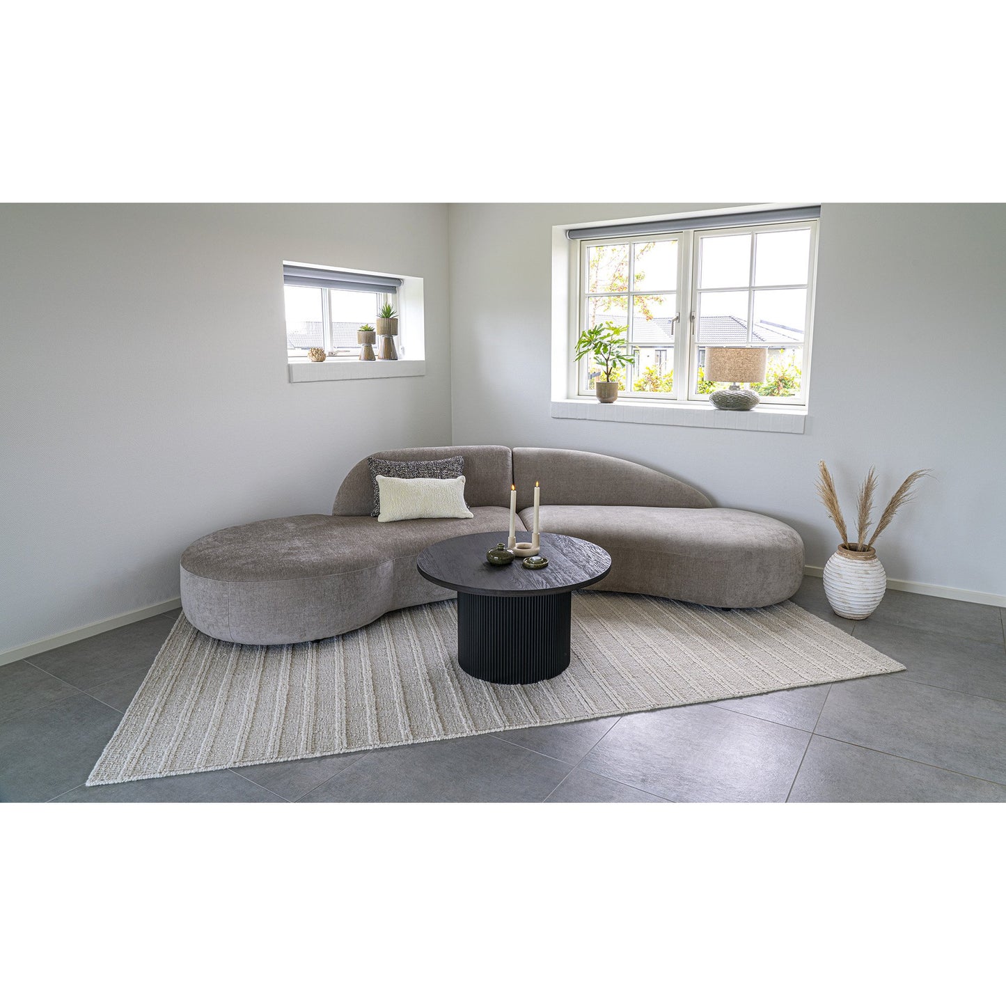 Venice Sofa - Sofa Med 2 Puder, Chenille, Natur, Hn1256 ⎮ 5713917025688 ⎮ 1301350