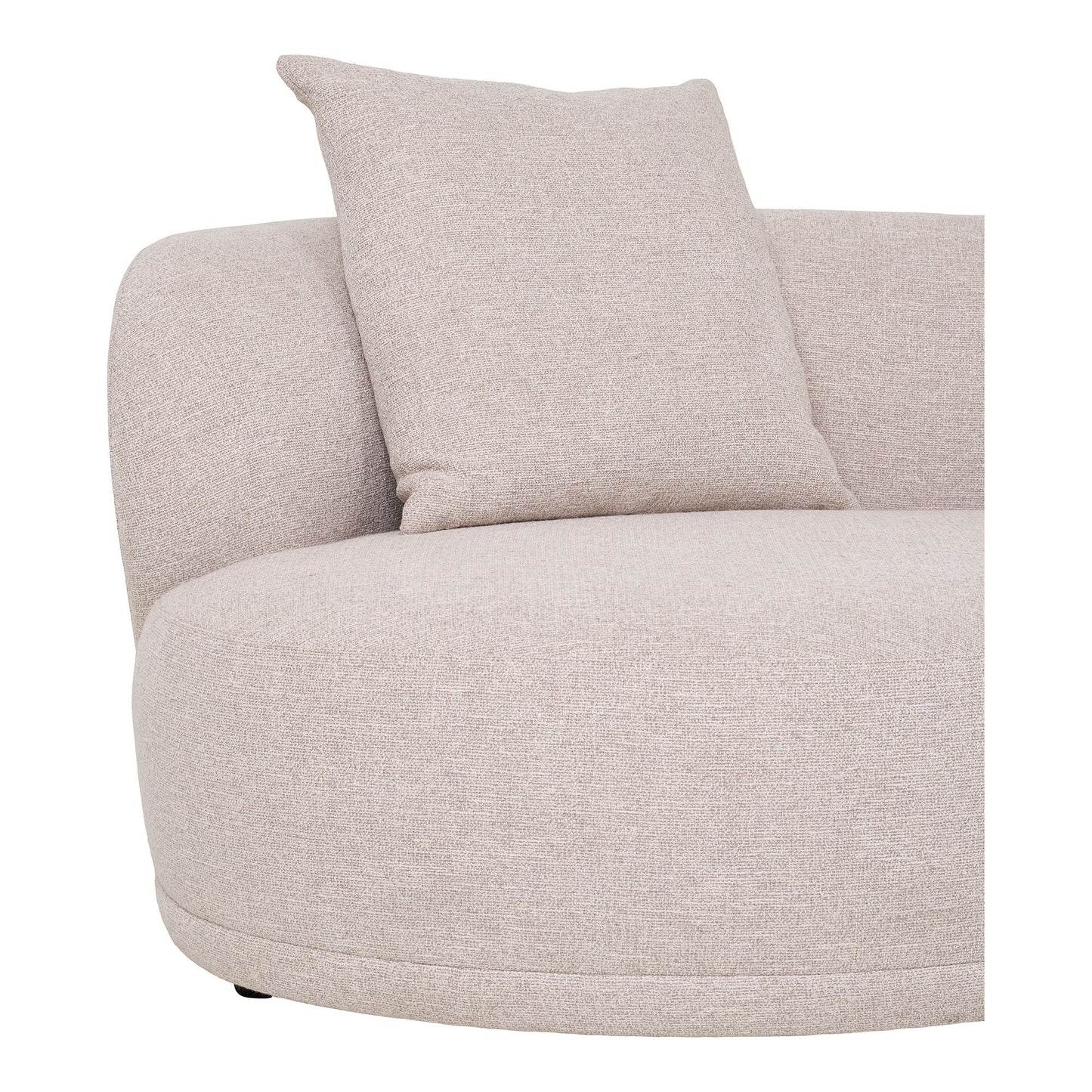 Kingston Lounge Sofa - Lounge Sofa Med 2 Puder, Højrevendt, Natur, Hn1295 ⎮ 5713917034772 ⎮ 1301353