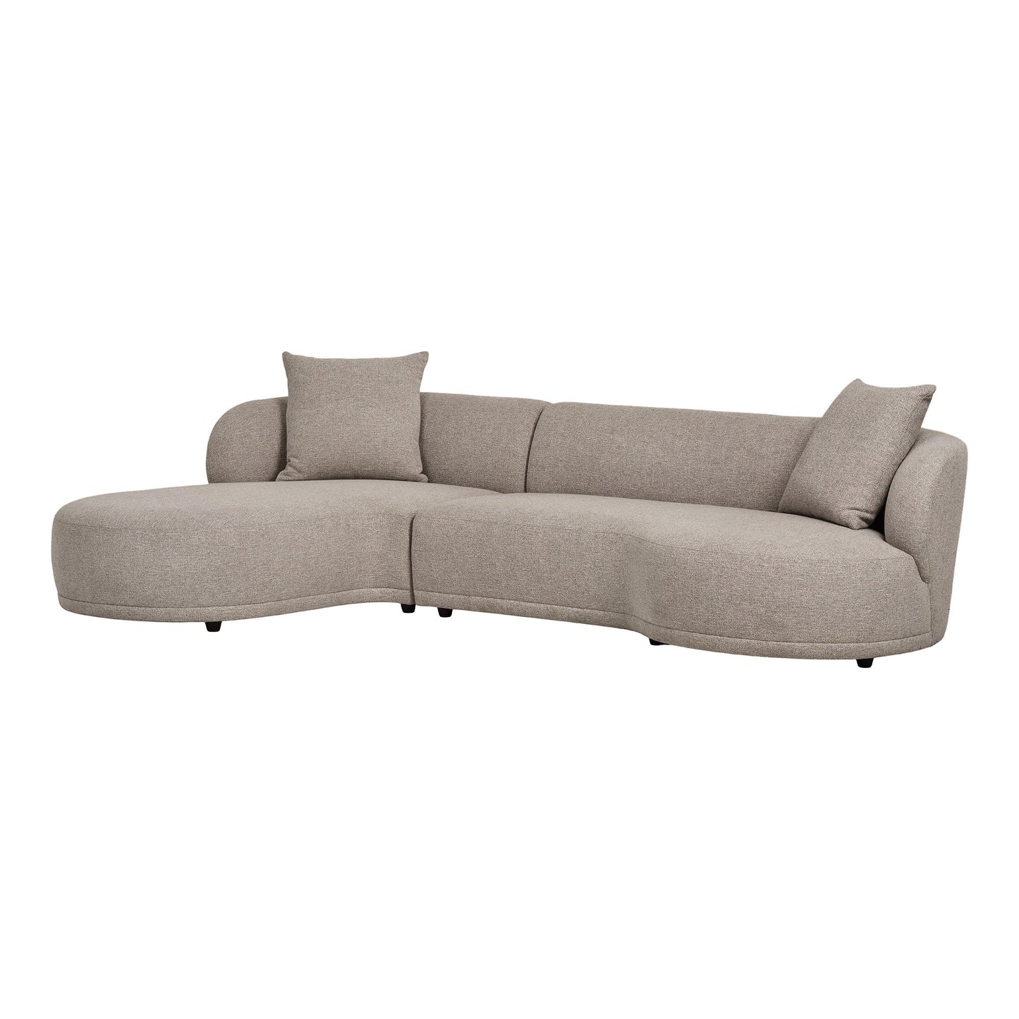 Kingston Lounge Sofa - Lounge Med 2 Puder, Venstrevendt, Brun, Hn1299 ⎮ 5713917035076 ⎮ 1301356