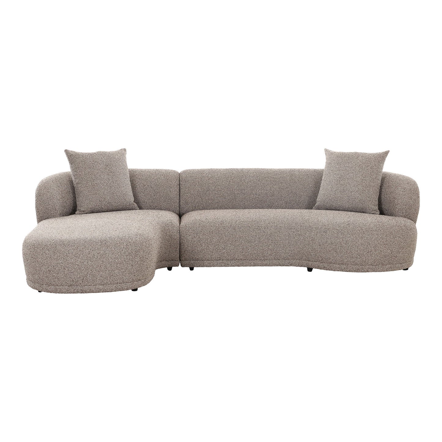 Kingston Lounge Sofa - Lounge Med 2 Puder, Venstrevendt, Brun, Hn1299 ⎮ 5713917035076 ⎮ 1301356