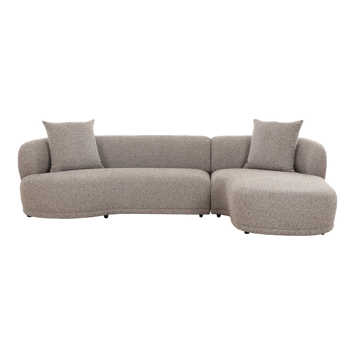Kingston Lounge Sofa - Lounge Sofa Med 2 Puder, Højrevendt, Brun, Hn1299 ⎮ 5713917035090 ⎮ 1301357