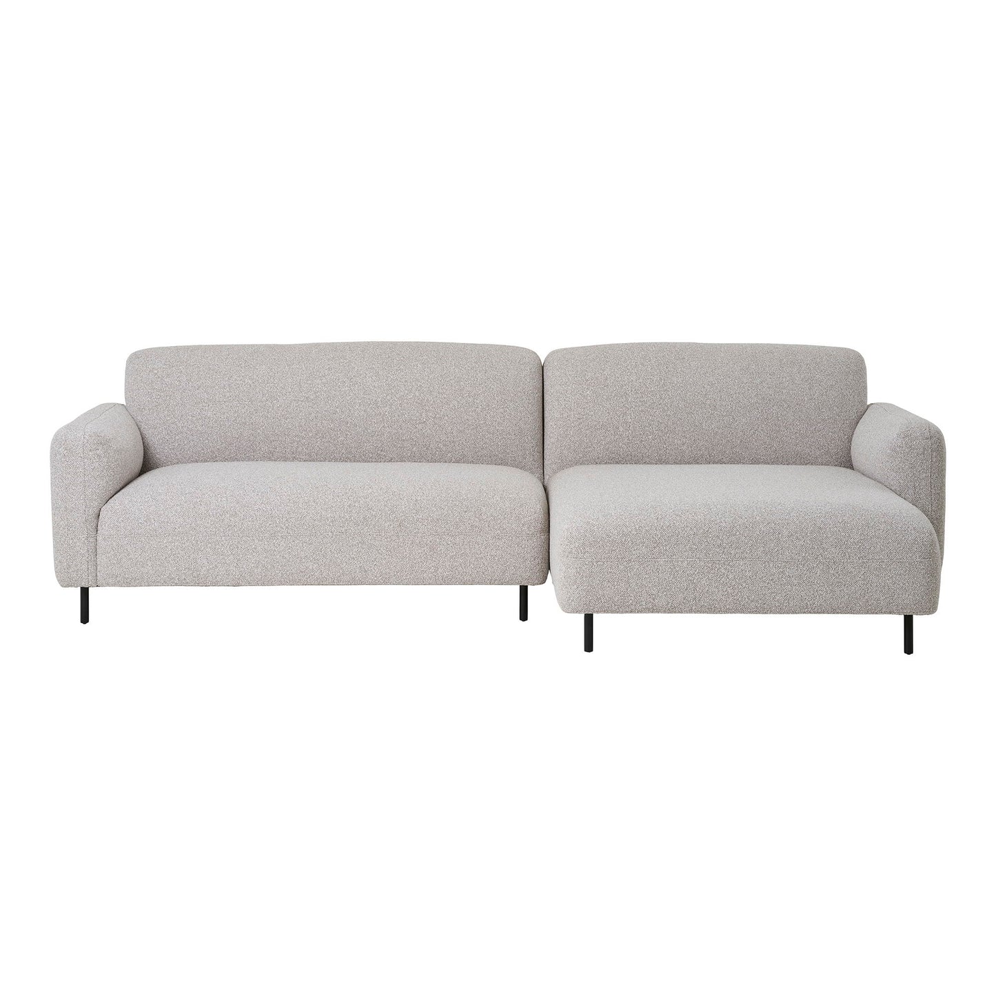 Salvador Loungesofa - Loungesofa, Højrevendt, Bouclé, Lysegrå, Hn1253 ⎮ 5713917032327 ⎮ 1301365