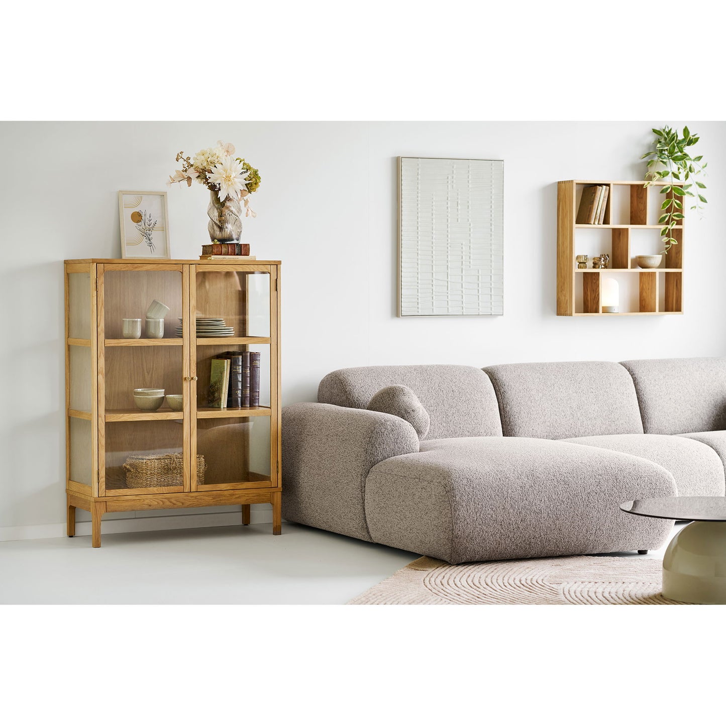 Clyde Loungesofa - Loungesofa Med To Puder, Venstrevendt, Sten Grå Hn1405 ⎮ 5713917044290 ⎮ 1301395
