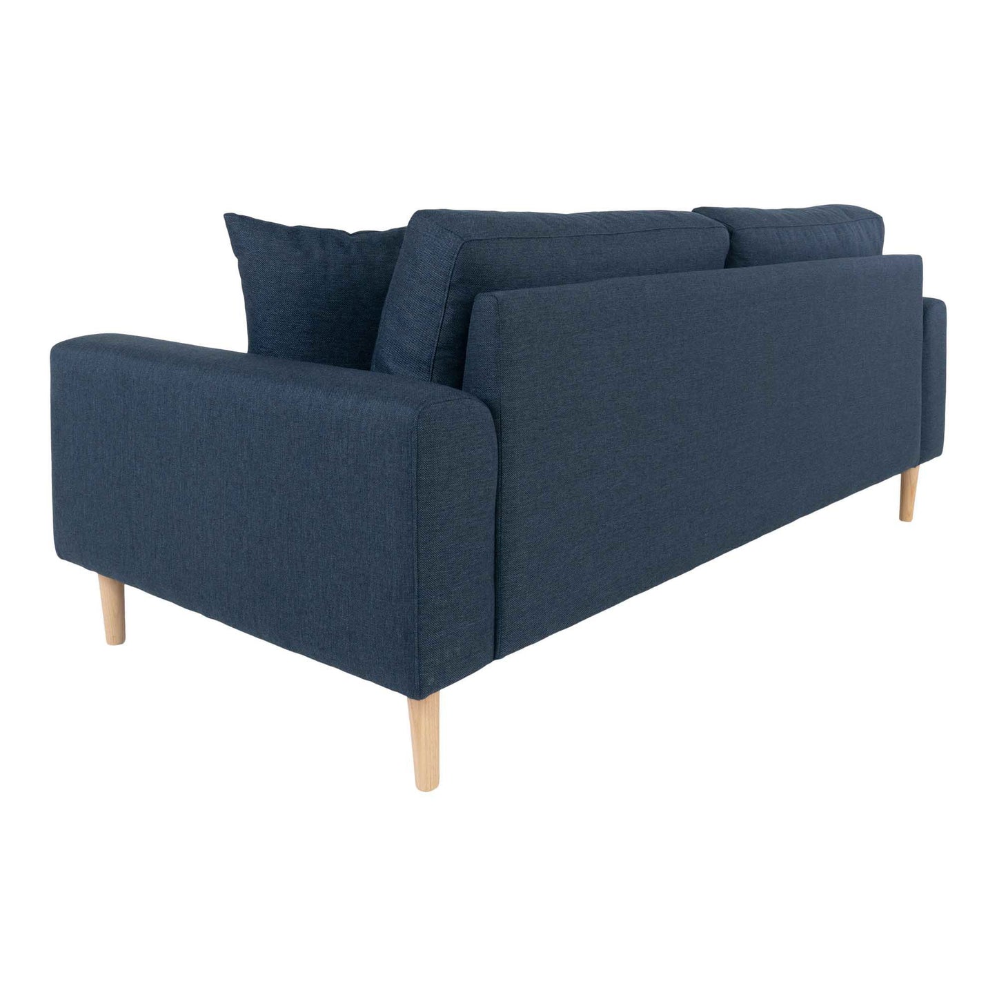 Lido 2,5 Personers Sofa - 2,5 Personers Sofa, Mørkeblå Med To Puder Og Natur Træben, Hn1003 - Erstates Af 1301802 ⎮ 5713917010035 ⎮ 1301432