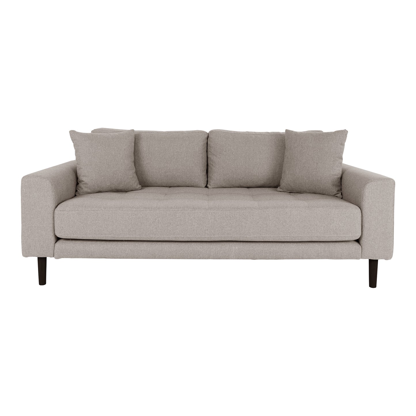 Lido 2,5 Personers Sofa - 2,5 Personers Sofa, Stone Med To Puder Og Sorte Træben, Hn1030 ⎮ 5713917021062 ⎮ 1301437