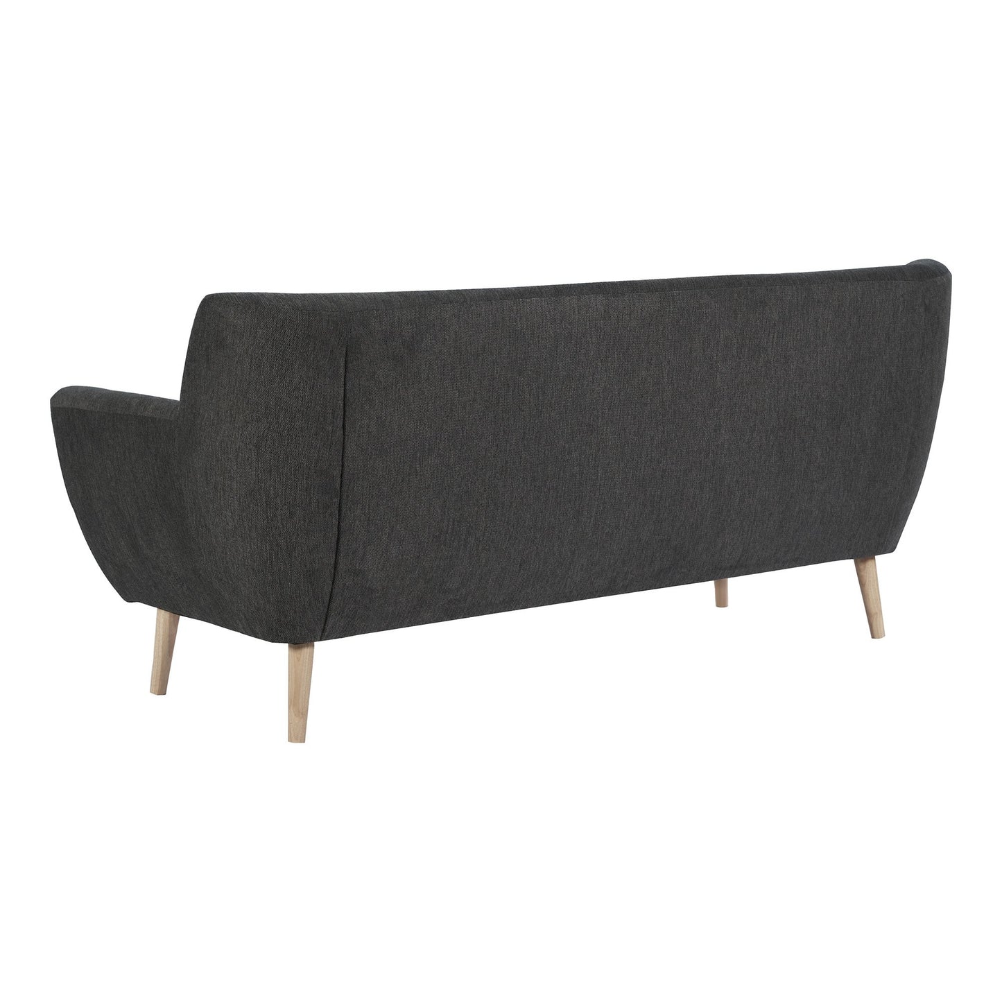 Monte 3 Personers Sofa - 3 Personers Sofa, Mørkegrå Med Natur Træben, Hn1045 ⎮ 5713917026562 ⎮ 1301537
