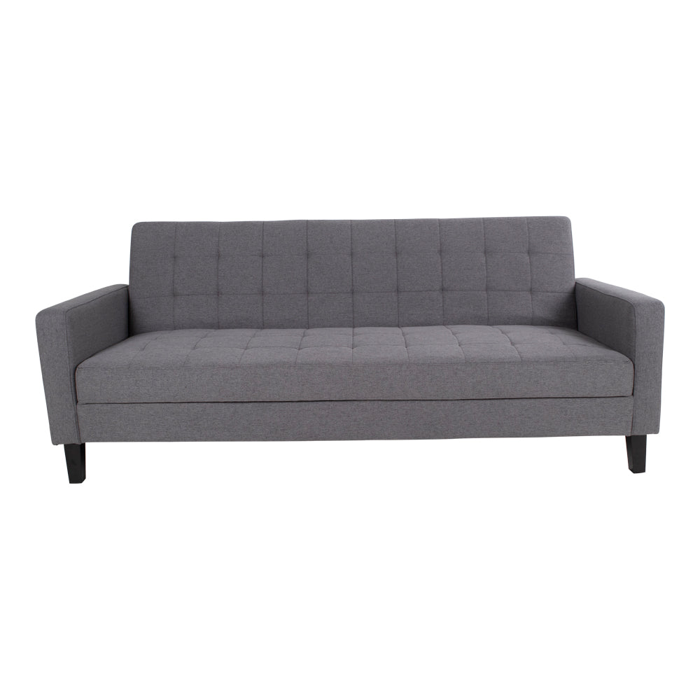 Milton Sovesofa - Sovesofa I Stof Med Opbevaring, Mørkegrå, Sorte Ben ⎮ 5713917003471 ⎮ 1302010