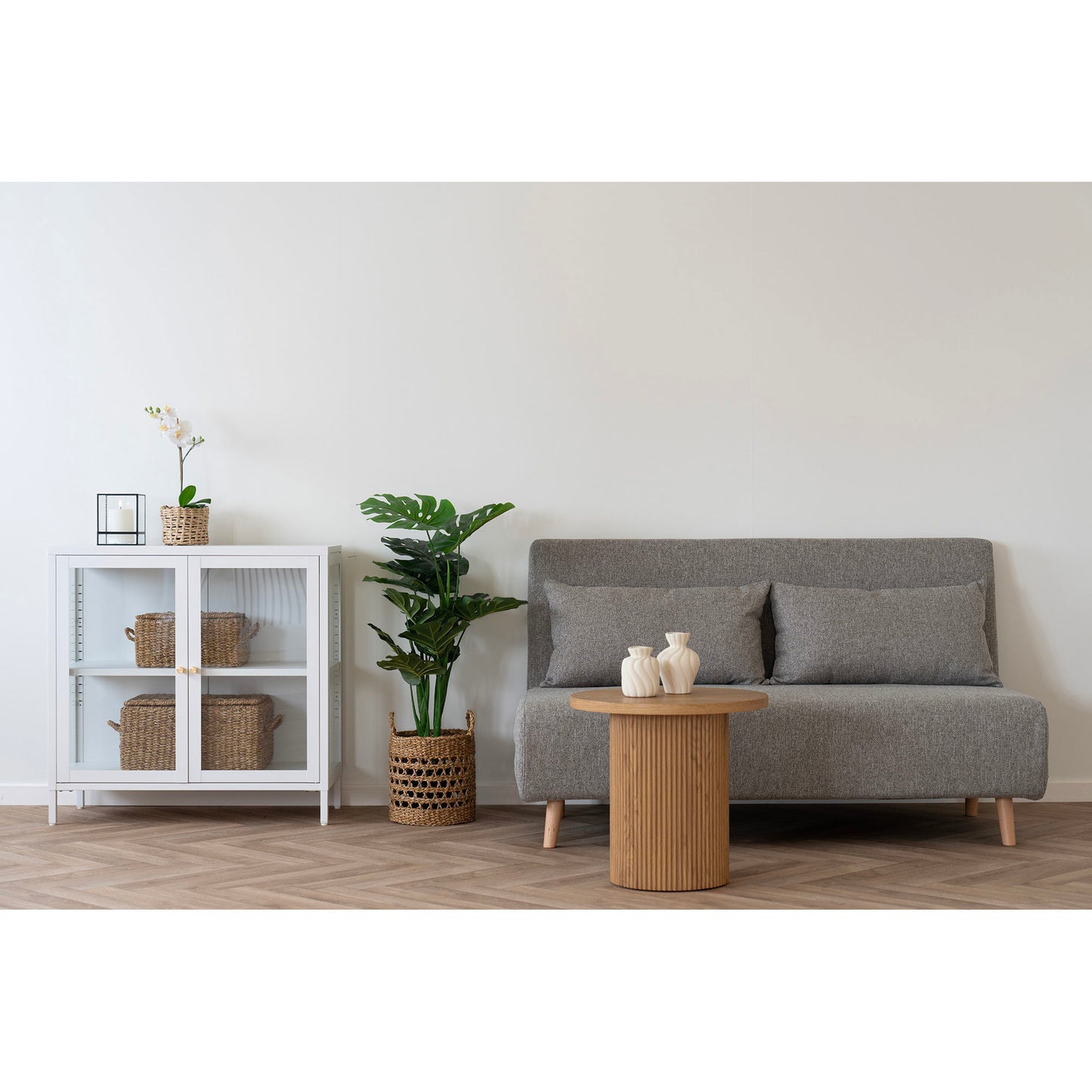 Marlow 2 Personers Sovesofa - 2 Personers Sovesofa, Grå, Natur Ben, Hn1070 ⎮ 5713917032594 ⎮ 1302021