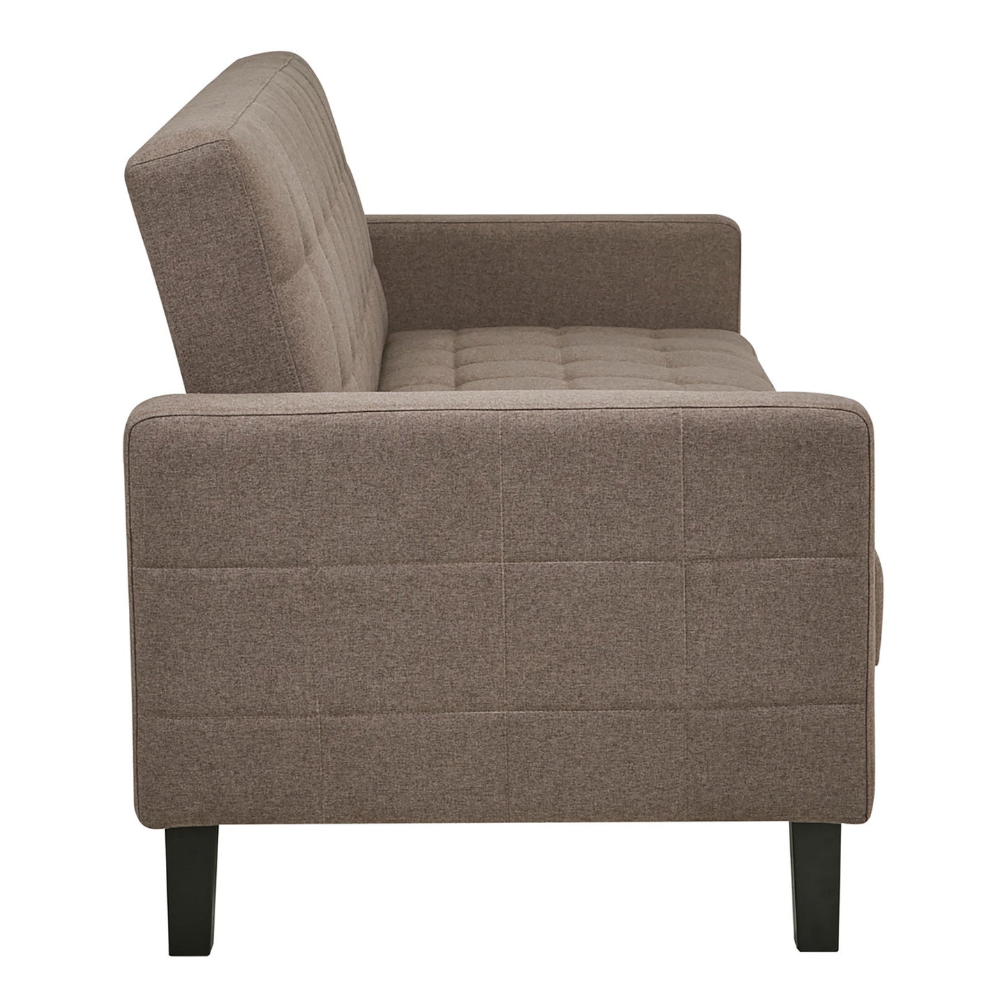 Milton Sovesofa - Sovesofa Med Opbevaring, Brun, Sorte Ben Hn1089 ⎮ 5713917038855 ⎮ 1352010