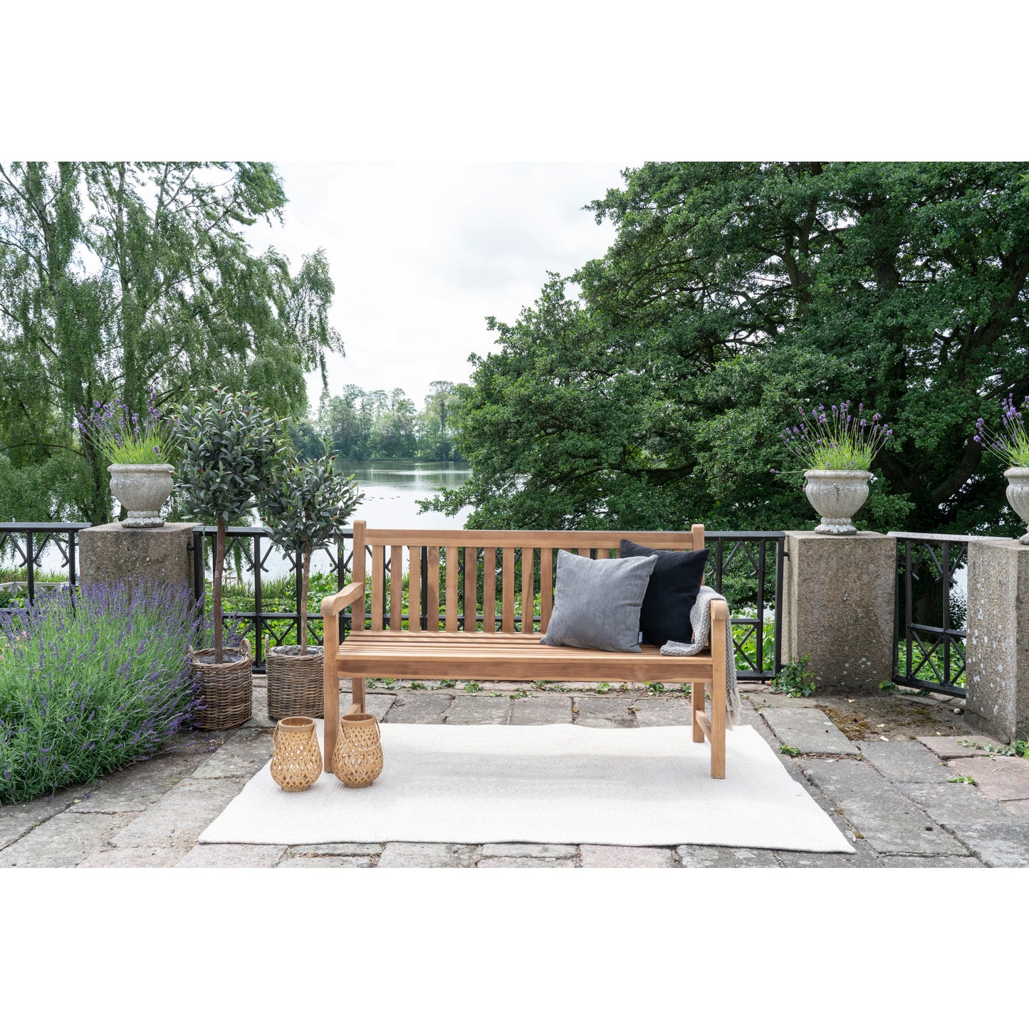 Cabo Bænk - Bænk, Teak, Natur, 150X62X92 Cm ⎮ 5713917015290 ⎮ 1401060