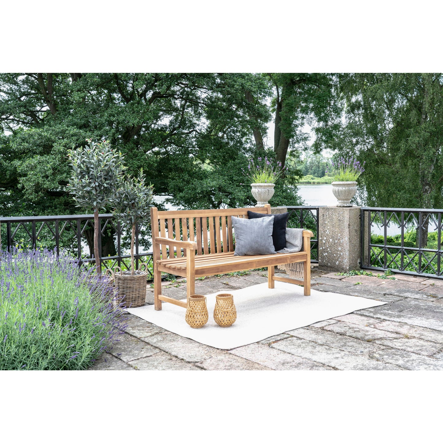 Cabo Bænk - Bænk, Teak, Natur, 150X62X92 Cm ⎮ 5713917015290 ⎮ 1401060