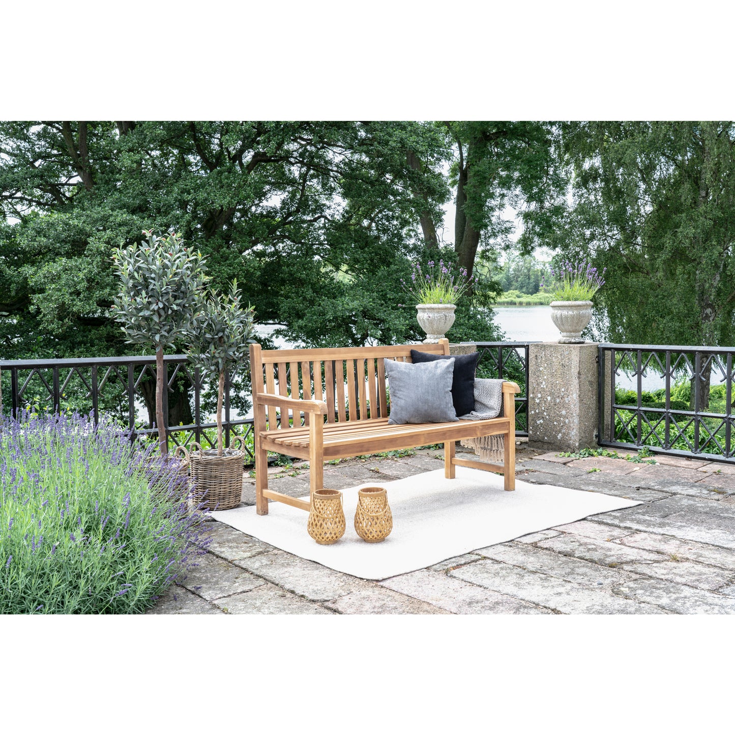 Cabo Bænk - Bænk, Teak, Natur, 150X62X92 Cm ⎮ 5713917015290 ⎮ 1401060