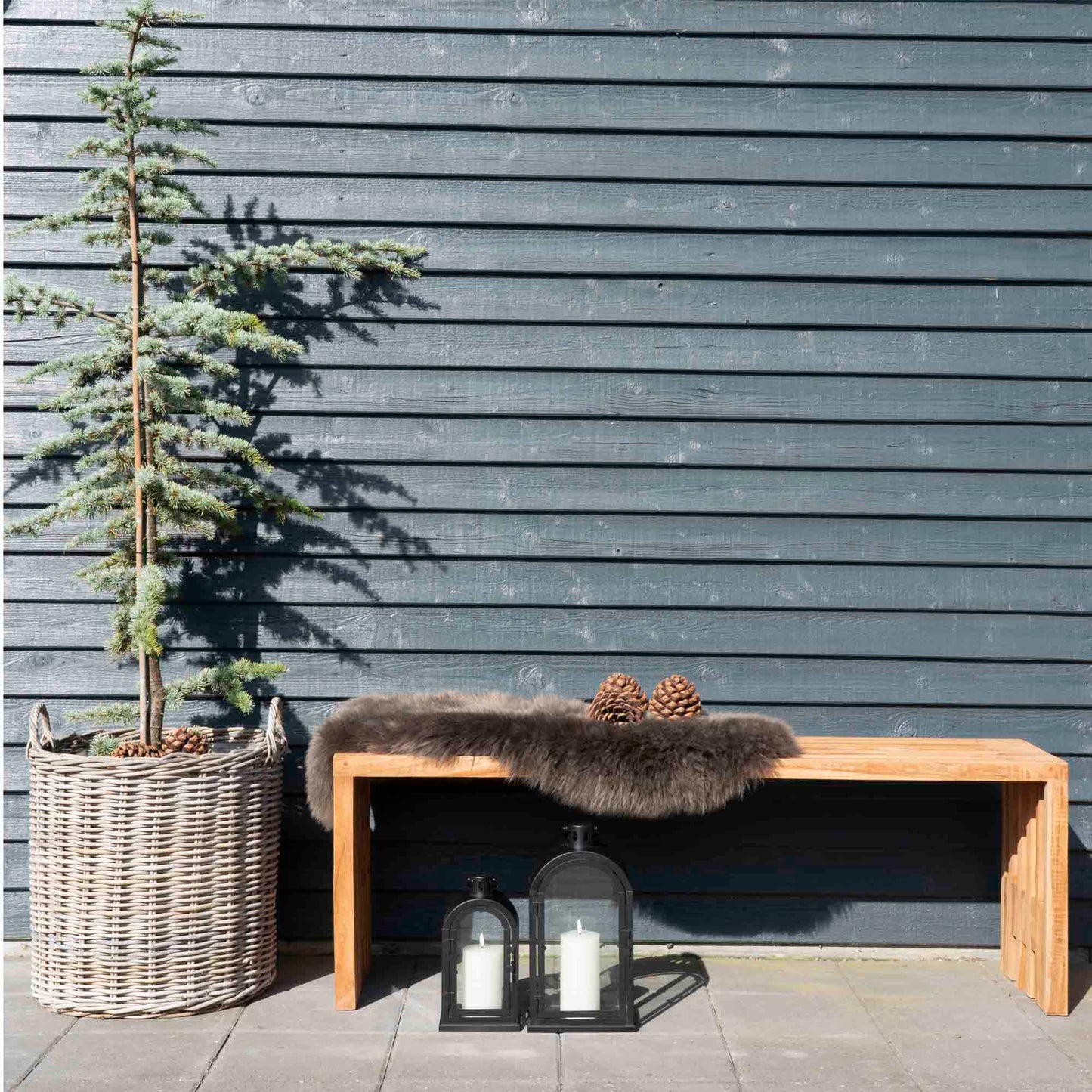 Benidorm Bænk - Bænk, Teak, Natur, 140X35X48 Cm ⎮ 5713917006243 ⎮ 1401100