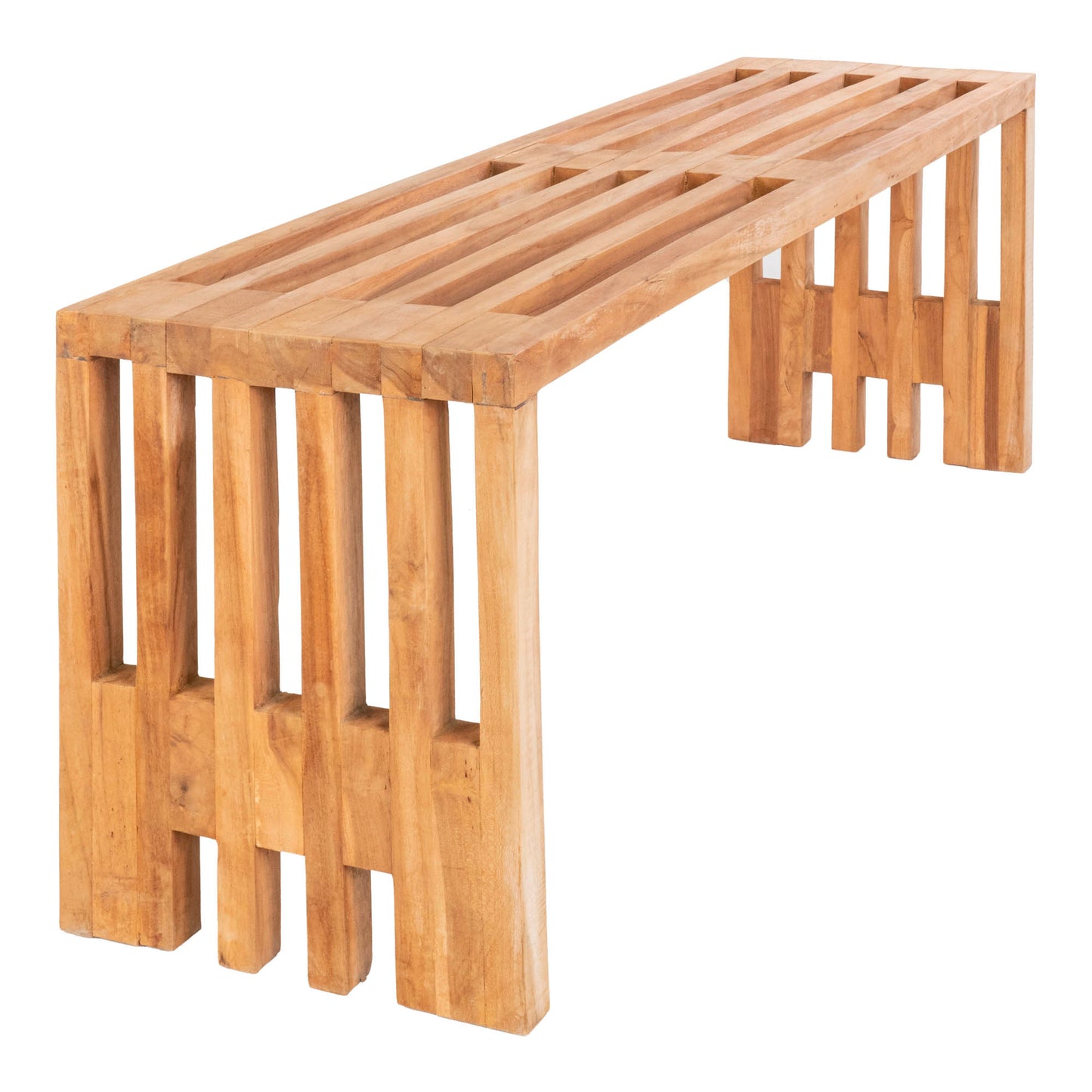 Benidorm Bænk - Bænk, Teak, Natur, 140X35X48 Cm ⎮ 5713917006243 ⎮ 1401100