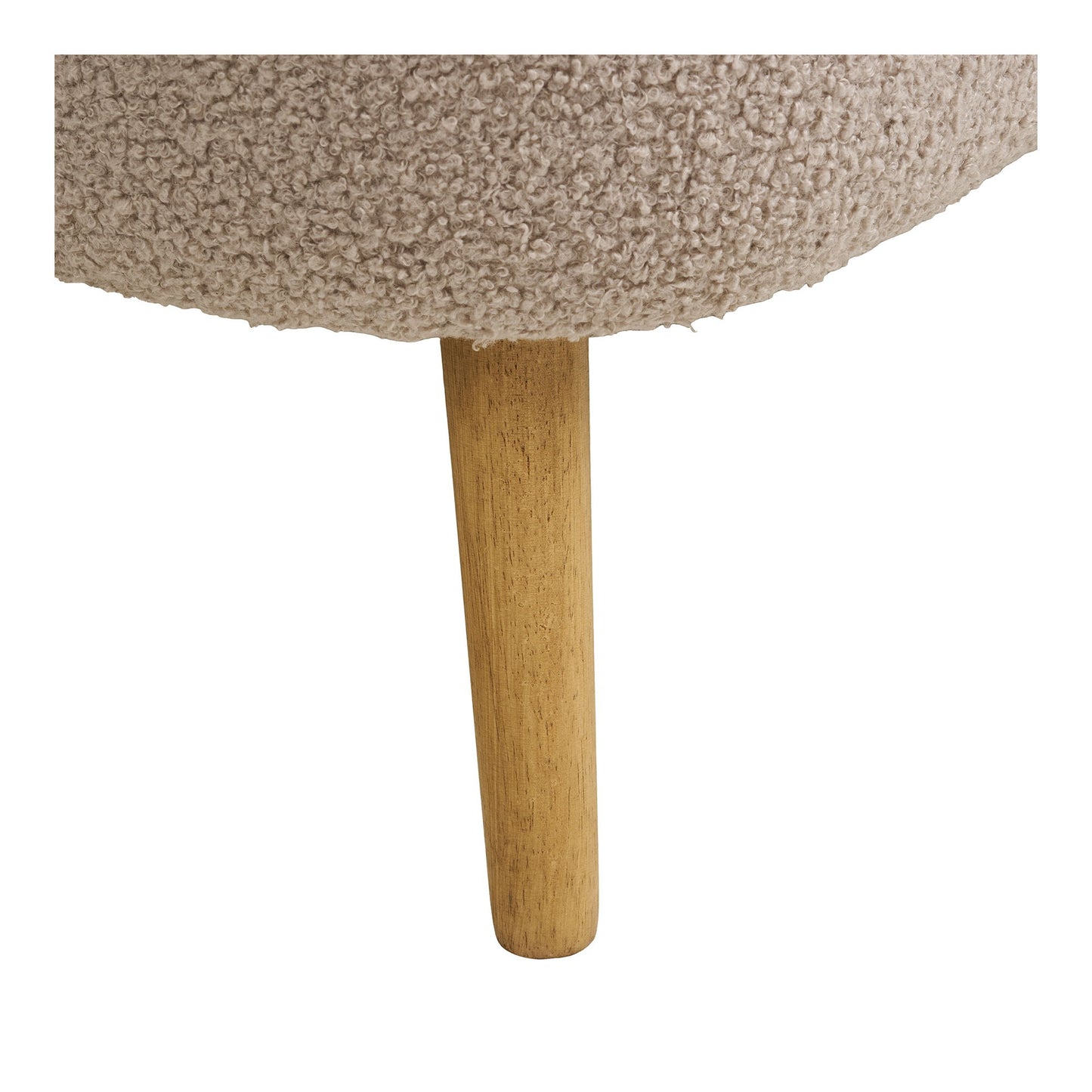 Harlow Bænk - Bænk Med Opbevaring, Bouclé, Beige 95X37X45 Cm, Hn1063 ⎮ 5713917036998 ⎮ 1401310