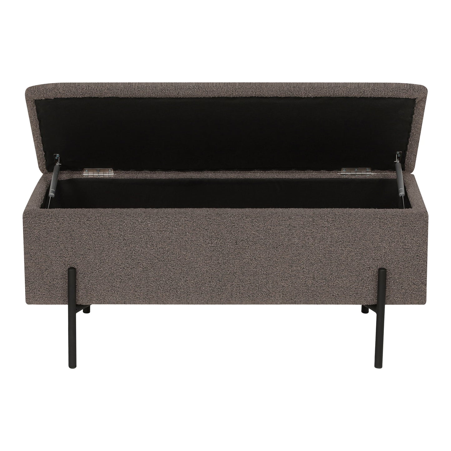 Watford Bænk - Bænk Med Opbevaring, Bouclé, Brun 95X36,5X43 Cm, Hn1061 ⎮ 5713917036387 ⎮ 1409076