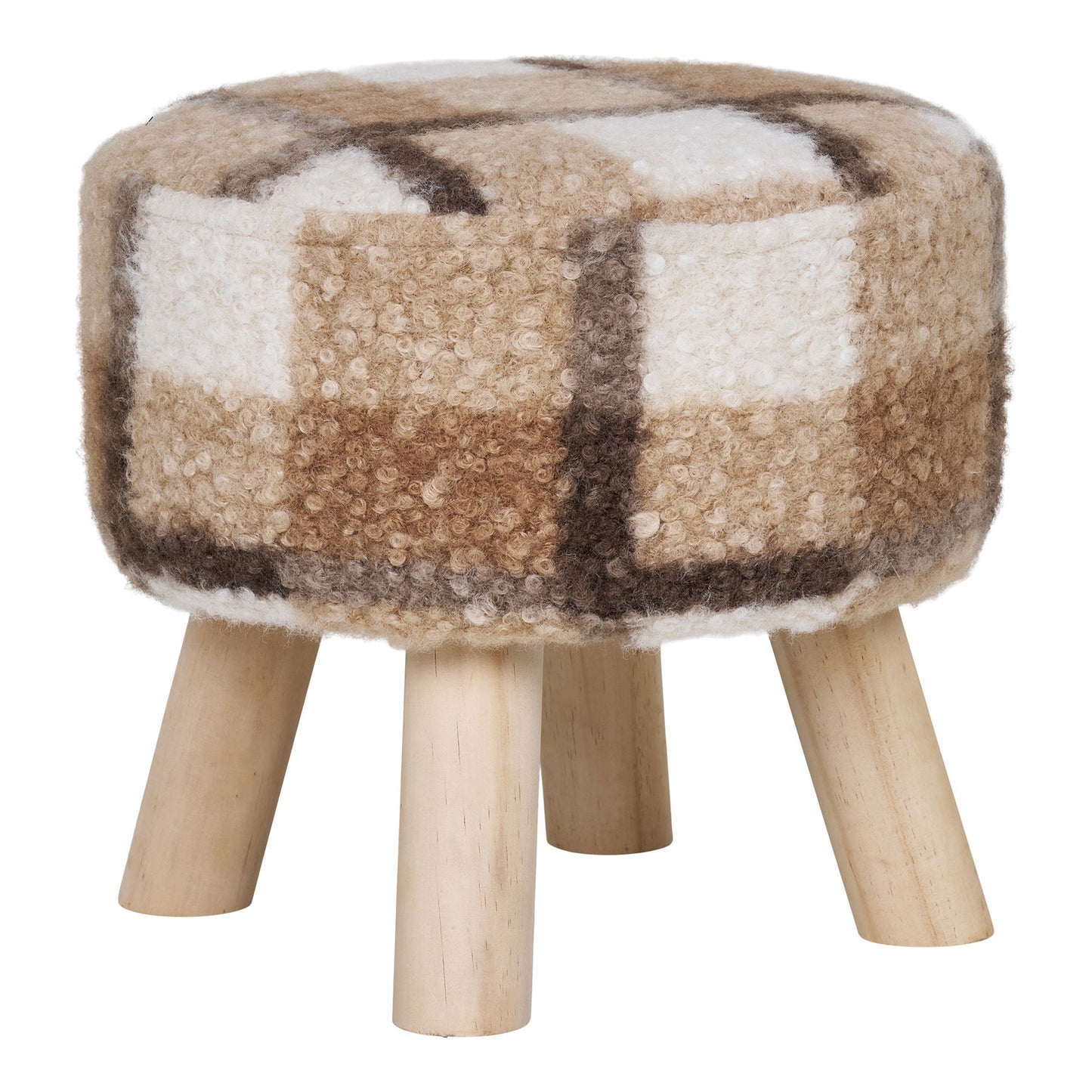 Aberdeen Taburet - Taburet, Brun Mix Ø31X29 Cm, Hn1261 ⎮ 5713917030484 ⎮ 1501119