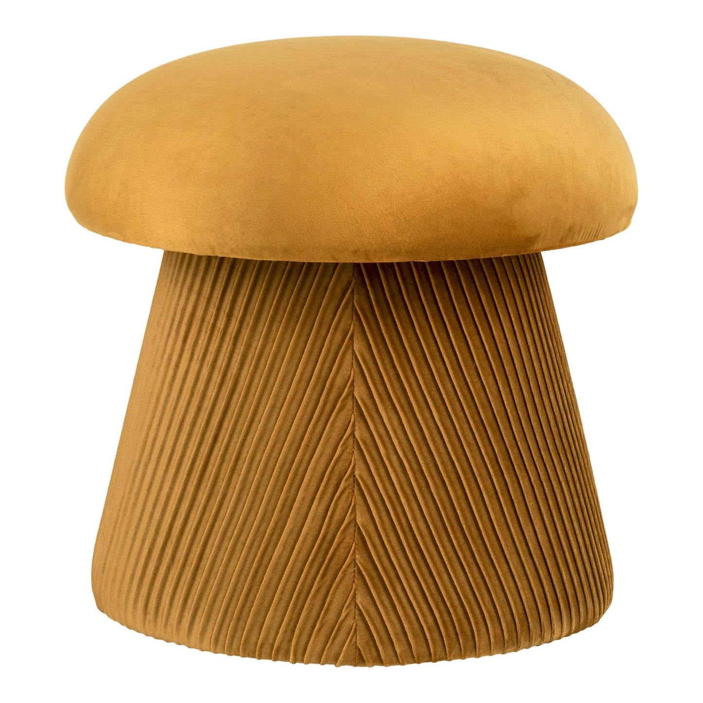 Hampton Puf - Puf, Velour, Okker, Ø41X39 Cm, Hn1245 ⎮ 5713917026821 ⎮ 1501224