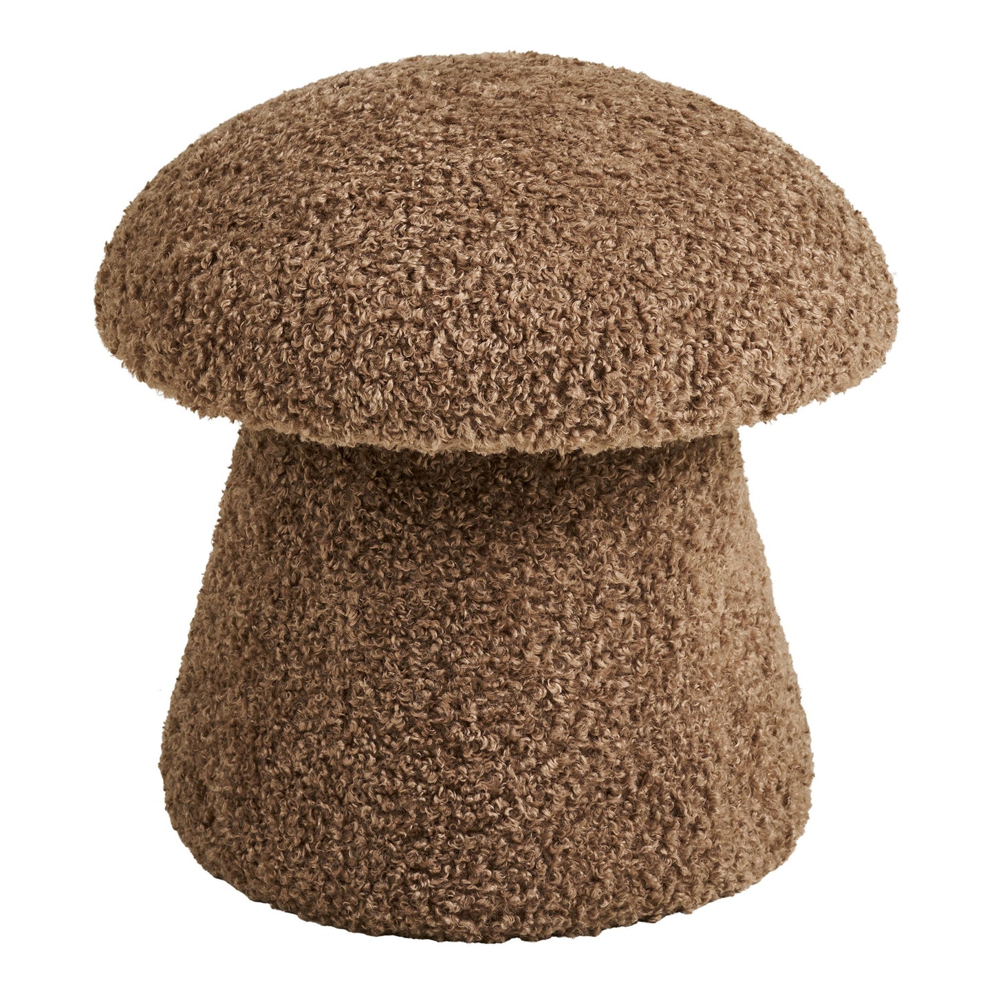 Enna Puf - Puf, Imiteret Pels, Brun Ø45X45 Cm, Hn1062 ⎮ 5713917036561 ⎮ 1501228