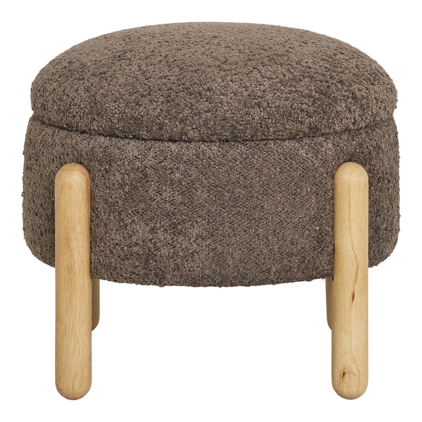 Medas Puf - Puf Med Opbevaring, Brun/Natur, Hn1237 ⎮ 5713917031870 ⎮ 1501230