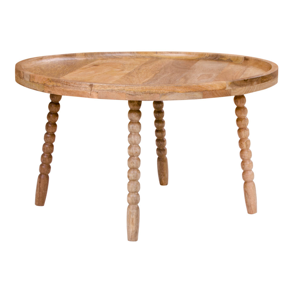Jammu Sofabord - Sofabord, Naturlig Mangotræ Ø60X35 Cm ⎮ 5713917009275 ⎮ 2101070