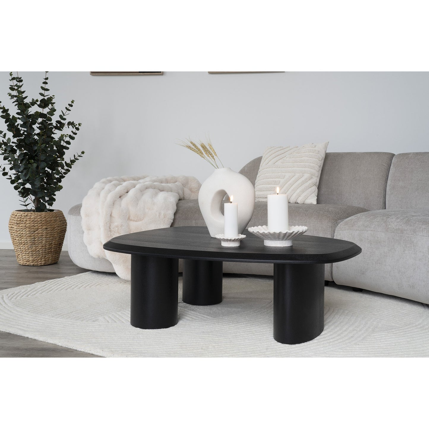 Tirano Sofabord - Sofabord, Askefiner, Sort 78X96X32 Cm ⎮ 5713917030064 ⎮ 2101075