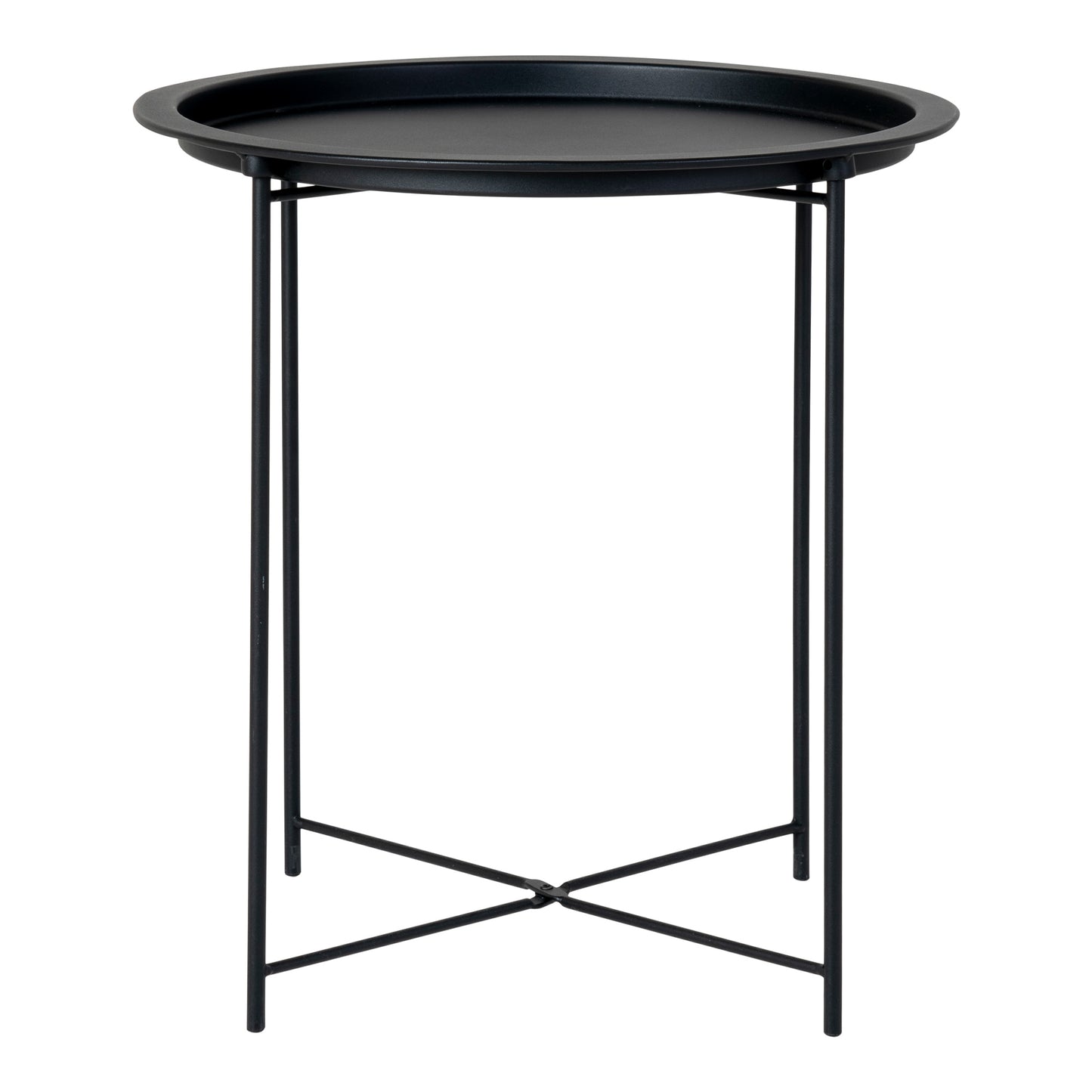 Bastia Hjørnebord - Hjørnebord I Stål, Sort Ø47X50 Cm ⎮ 5713917002450 ⎮ 2101350