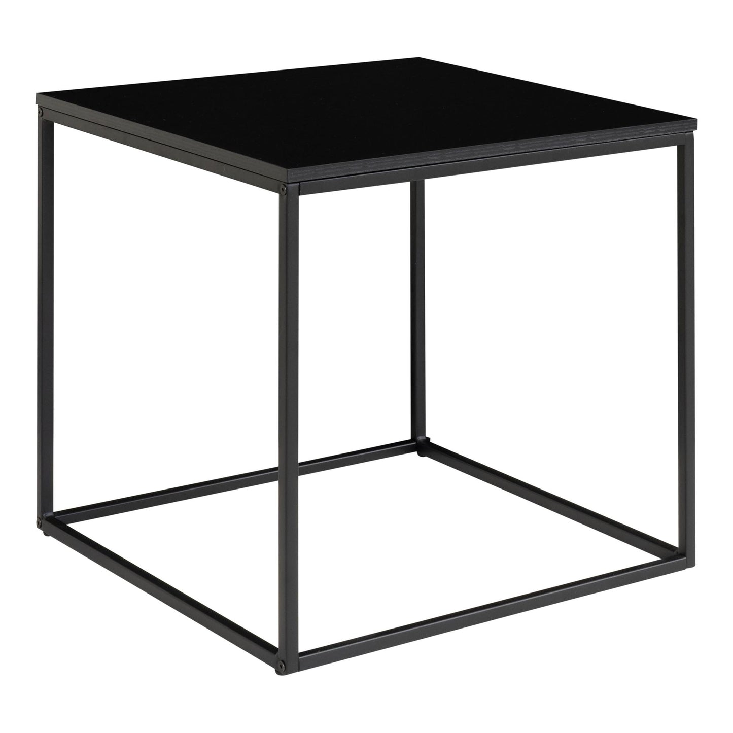 Vita Hjørnebord - Hjørnebord, Sort, Sort Stel 45X45X45 Cm ⎮ 5713917003075 ⎮ 2101400