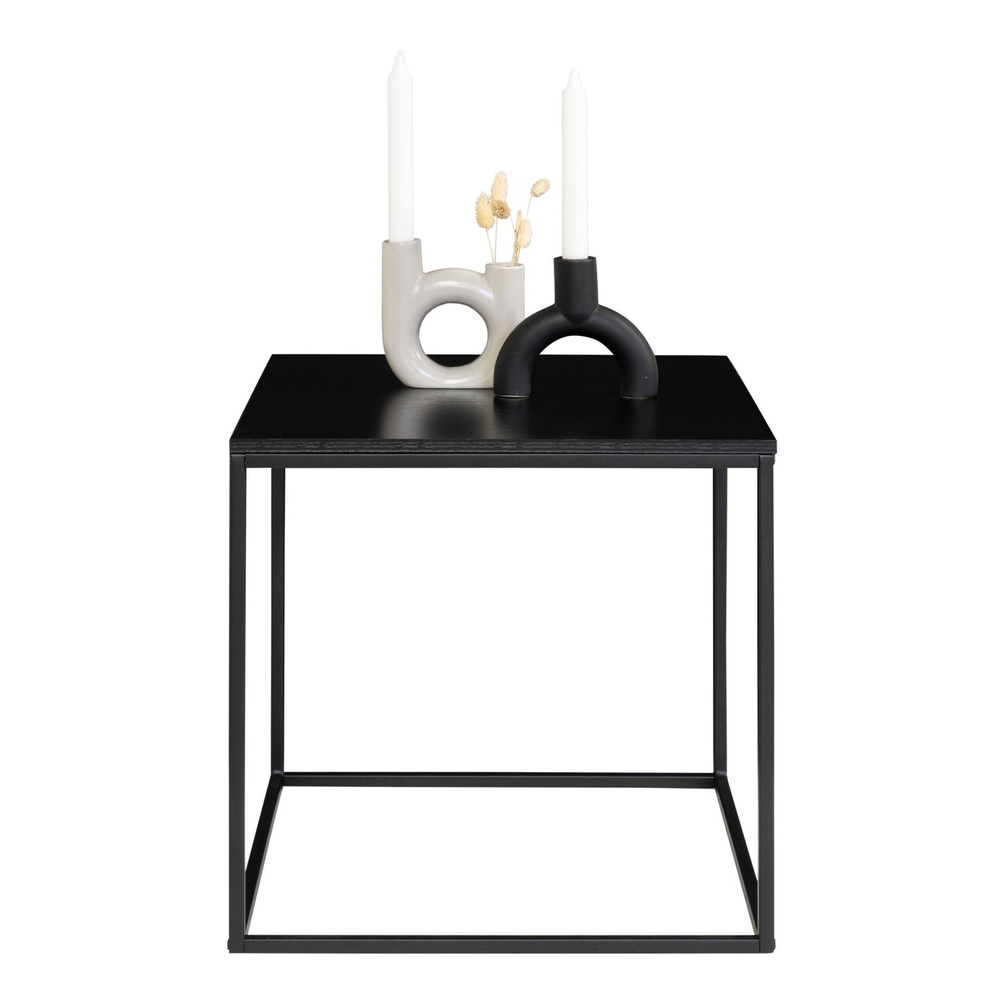 Vita Hjørnebord - Hjørnebord, Sort, Sort Stel 45X45X45 Cm ⎮ 5713917003075 ⎮ 2101400
