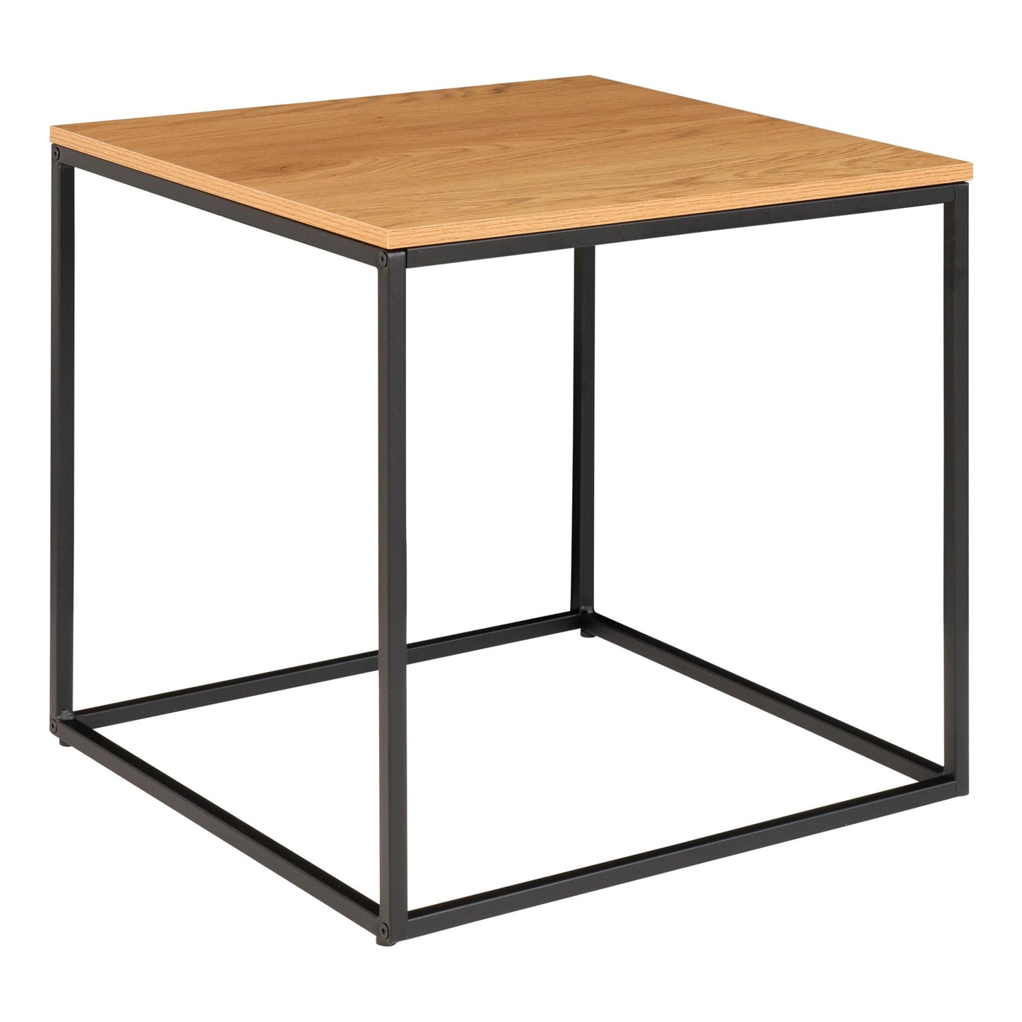 Vita Hjørnebord - Hjørnebord, Egetræslook, Sort Stel 45X45X45 Cm ⎮ 5713917008834 ⎮ 2101405