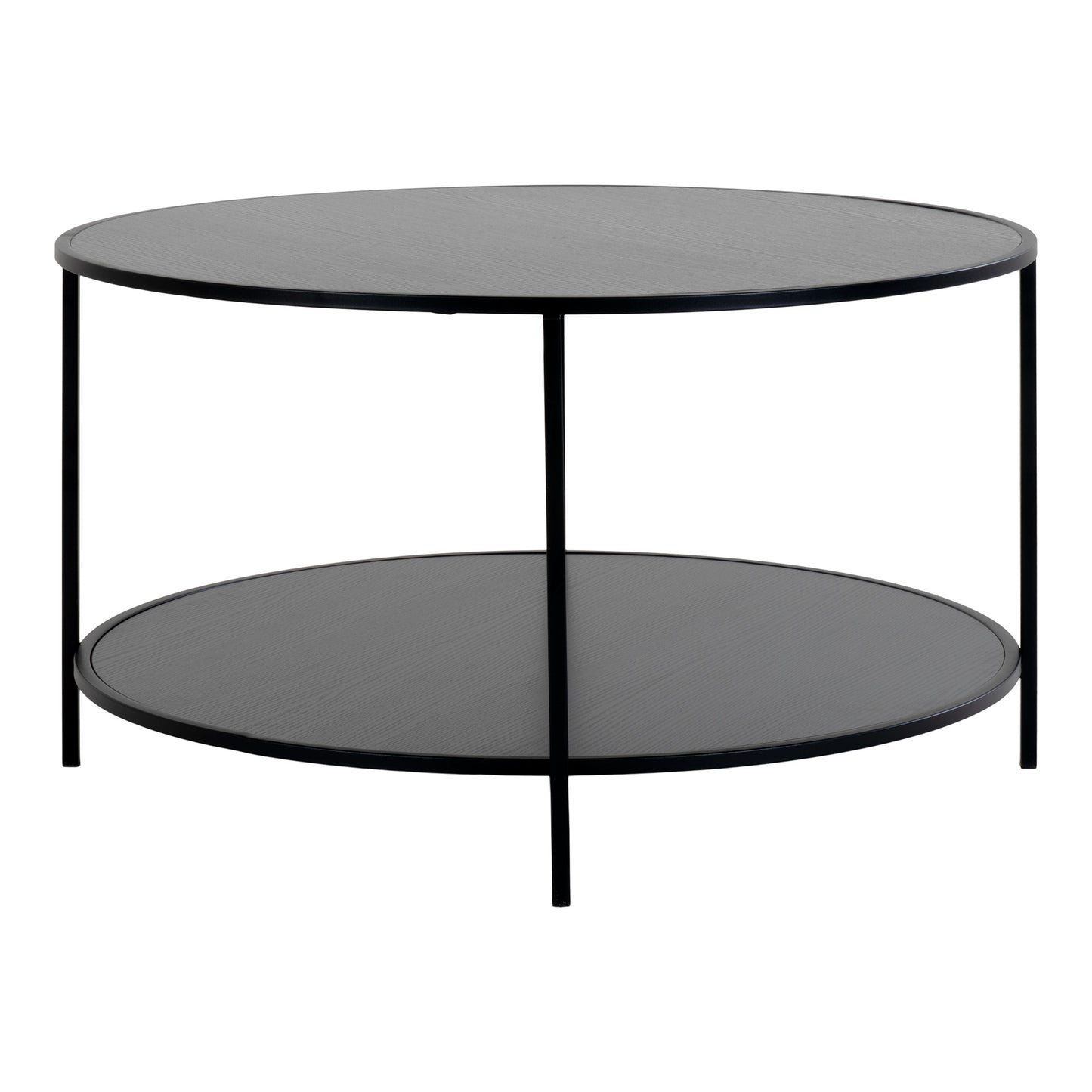 Vita Sofabord - Sofabord, Sort, Sorte Stel Ø80X45 Cm ⎮ 5713917018888 ⎮ 2101510