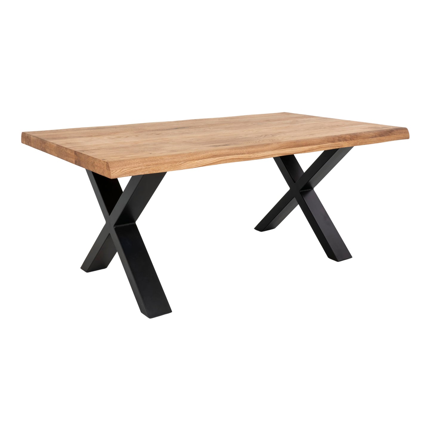 Toulon Sofabord - Sofabord Med Bølget Kant, Egetræ, Natur 70X120X50 Cm ⎮ 5713917005581 ⎮ 2101570
