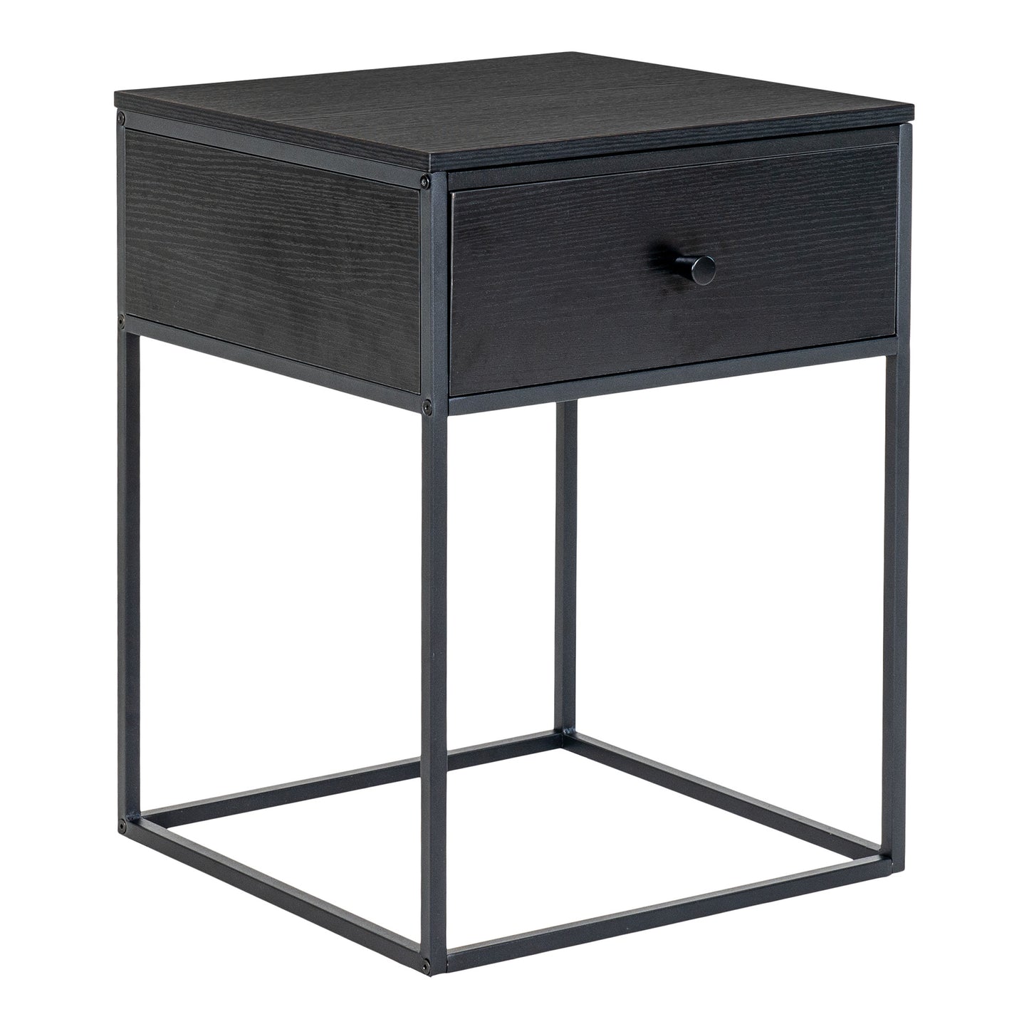 Vita Hjørnebord - Hjørnebord, 1 Skuffe, Sort, Sort Stel 40X40X55 Cm ⎮ 5713917023165 ⎮ 2101610